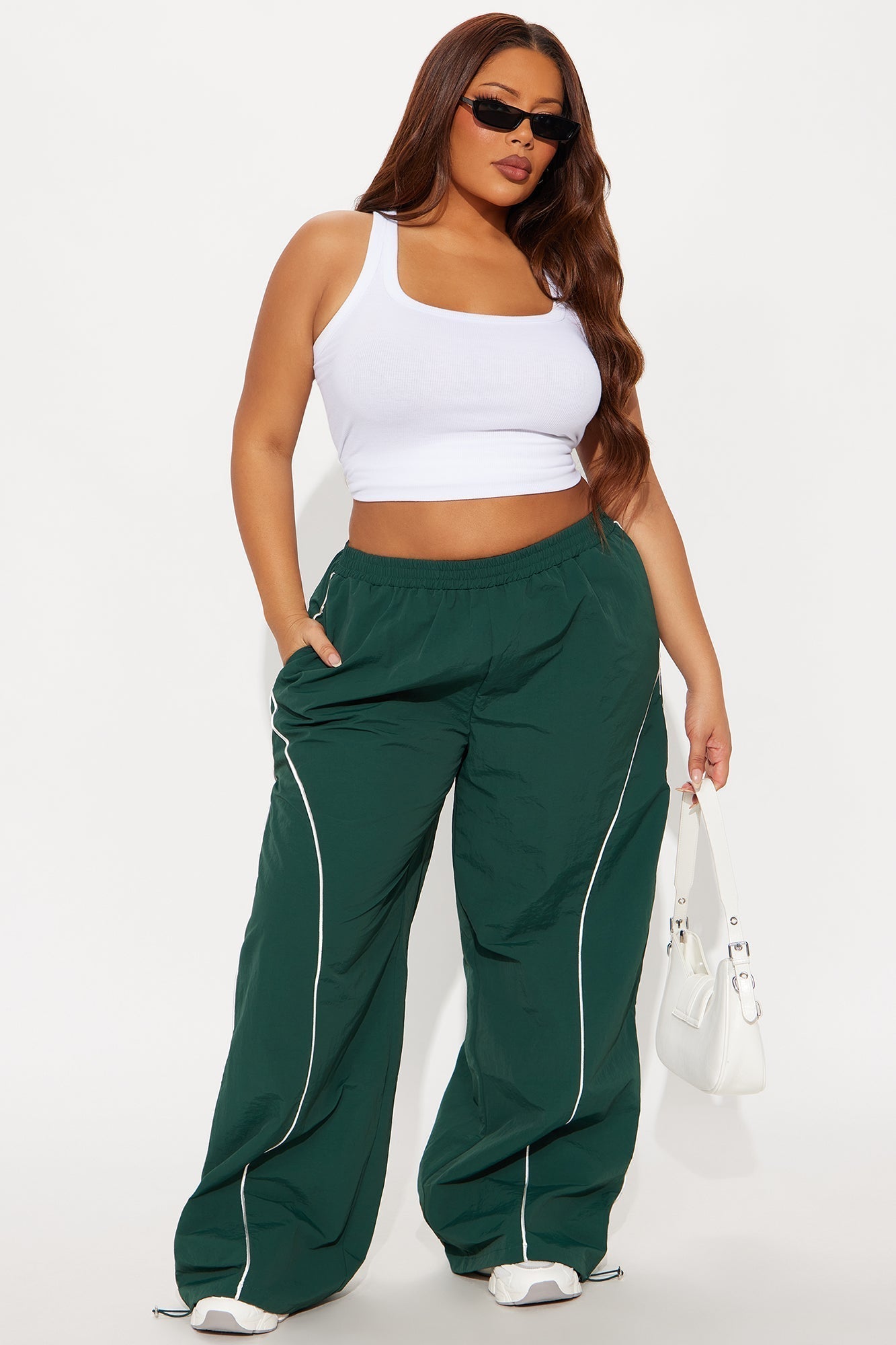 Precise Movement Windbreaker Track Pant - Hunter Green