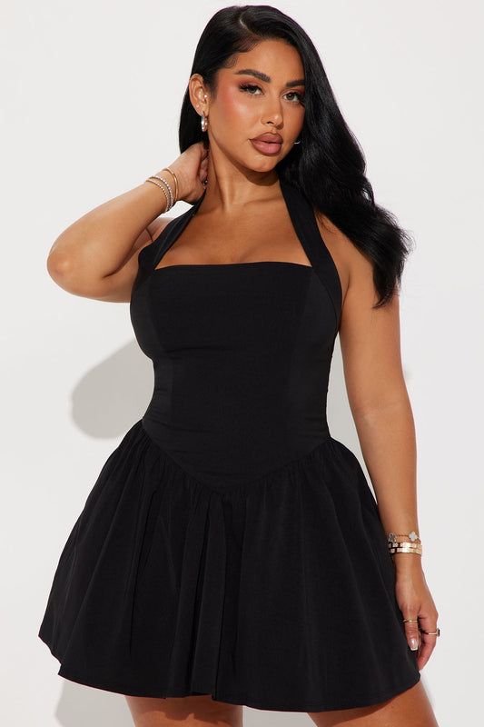 Noble Mini Dress - Black