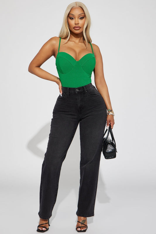 Nova 90s Straight Leg Jeans - Black Wash