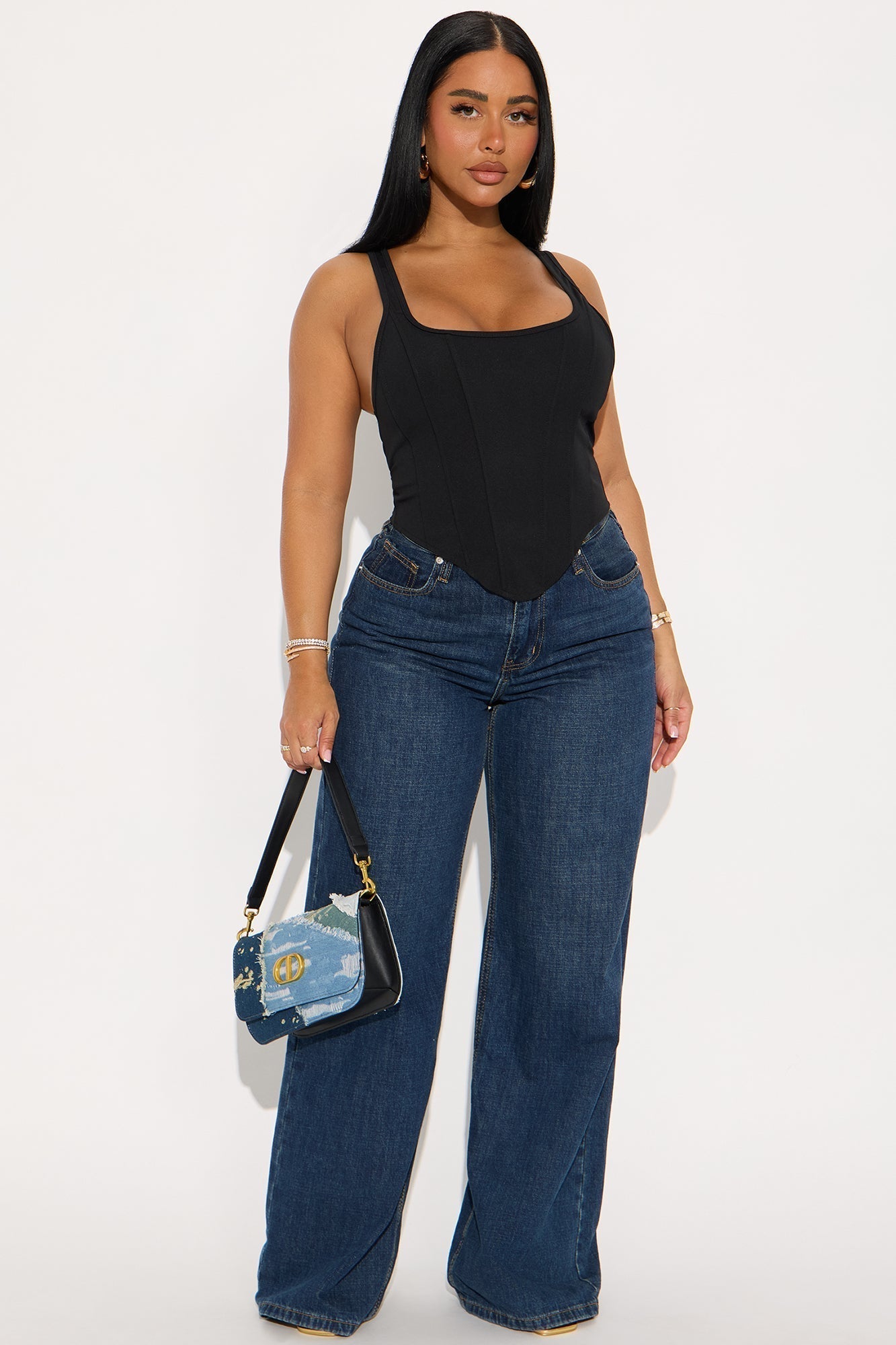 Body Chemistry Corset Top - Black