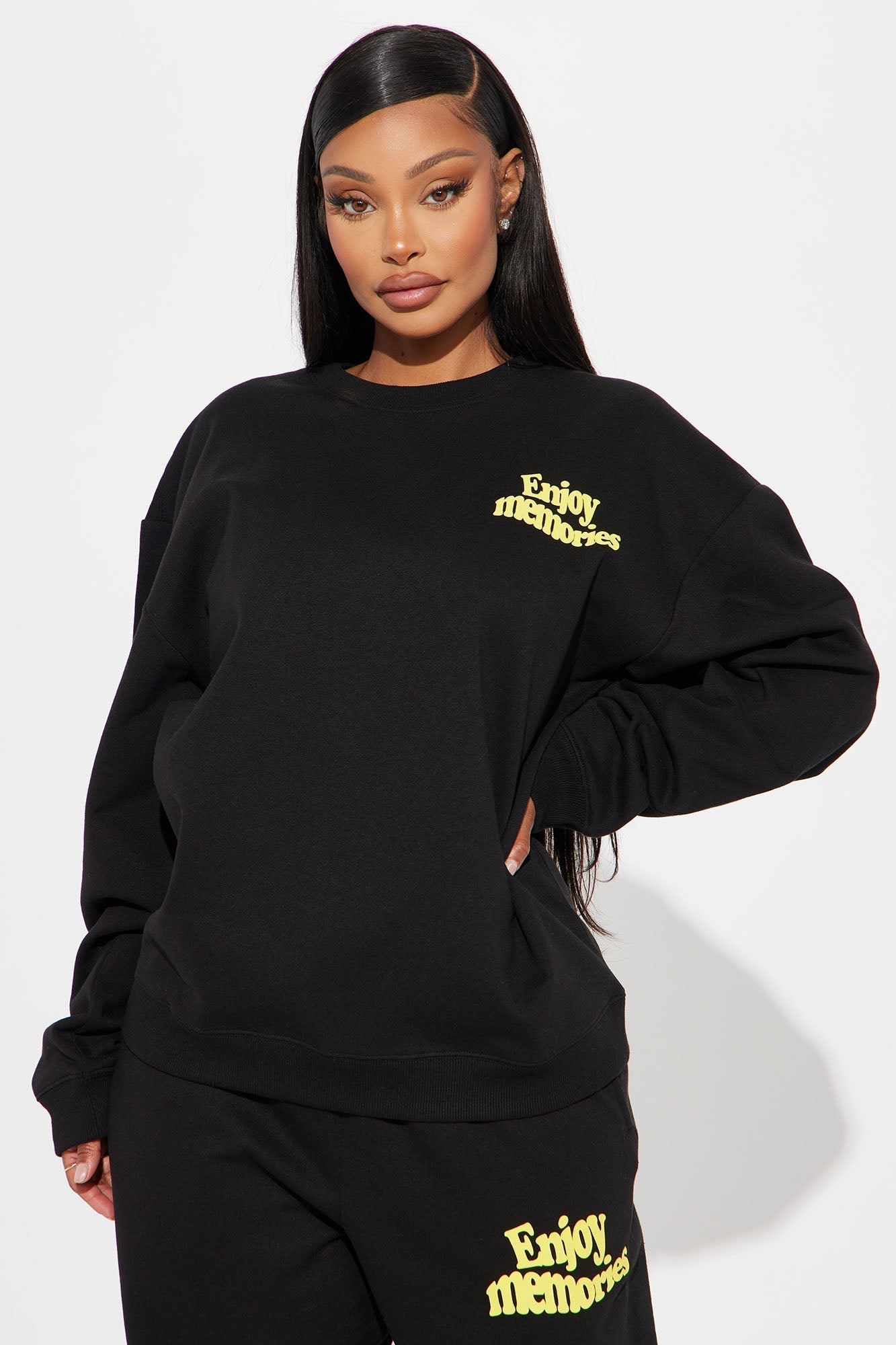 If You're Ready For This Sweatshirt - Black/Yellow