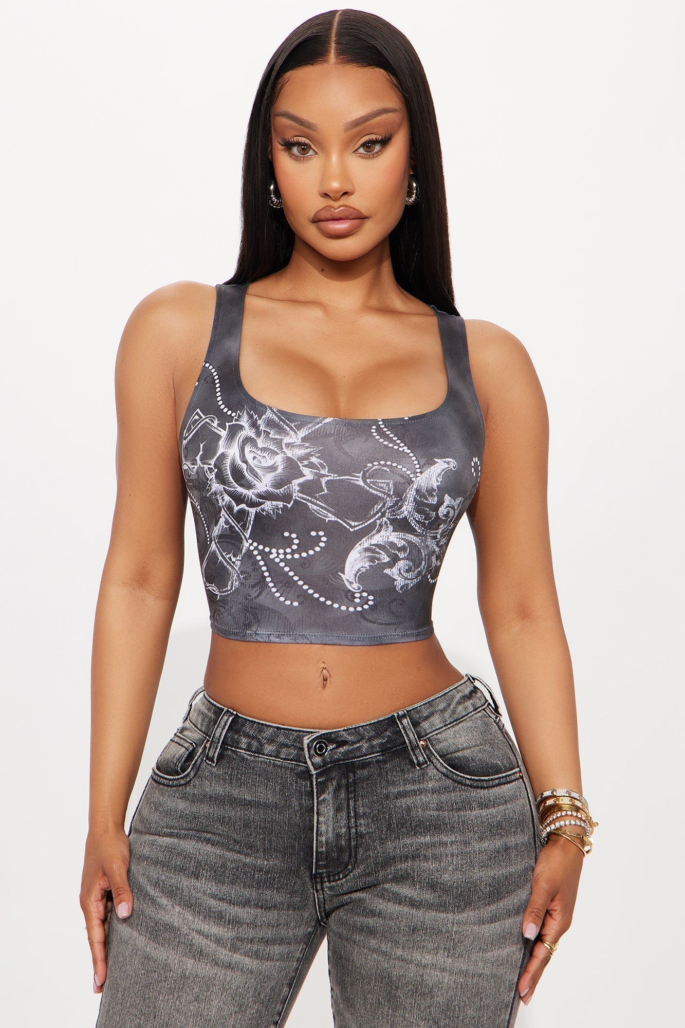 Petal Theory Tank Top - Grey