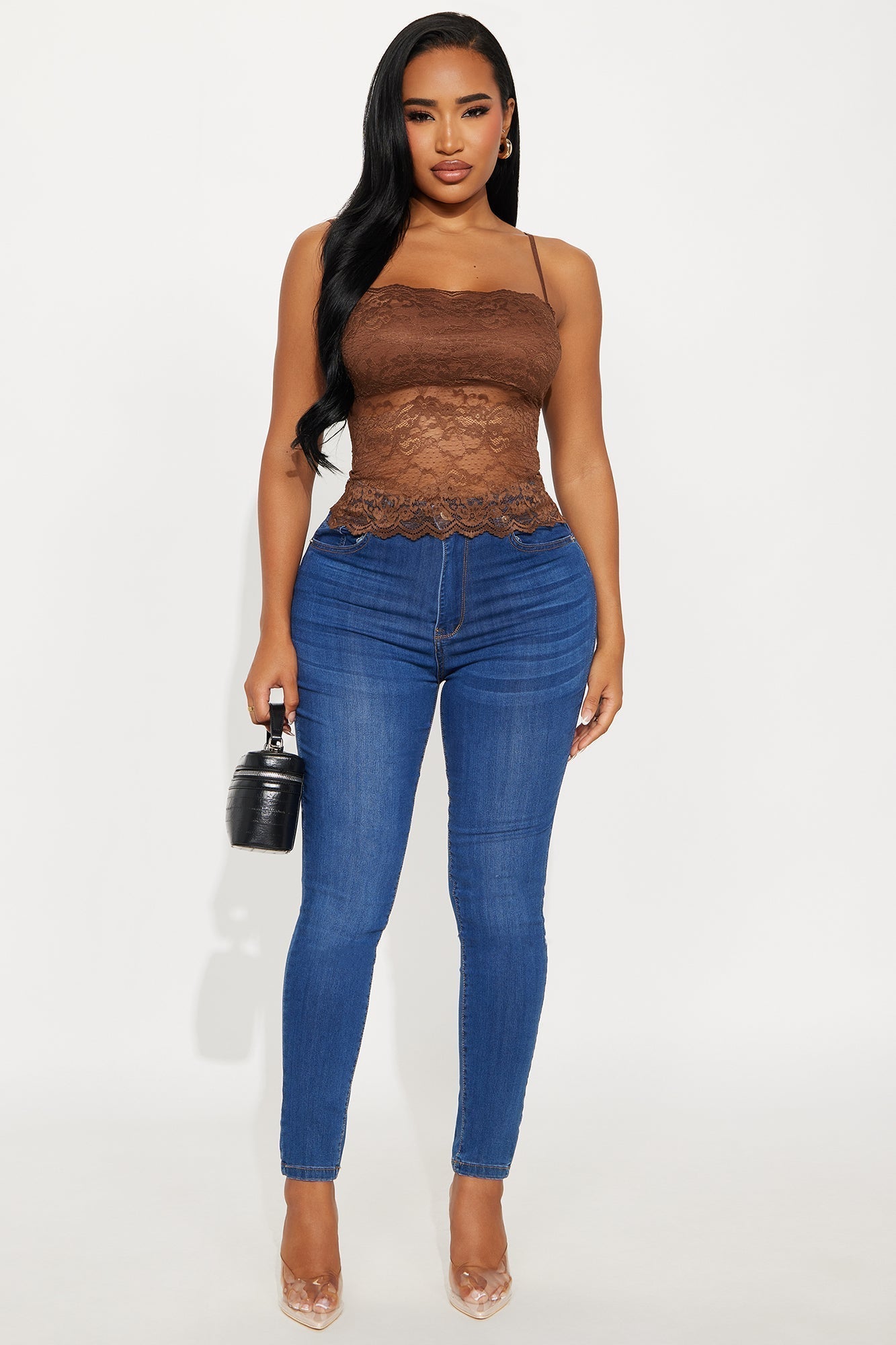 Bellerose Lace Cami Top - Chocolate