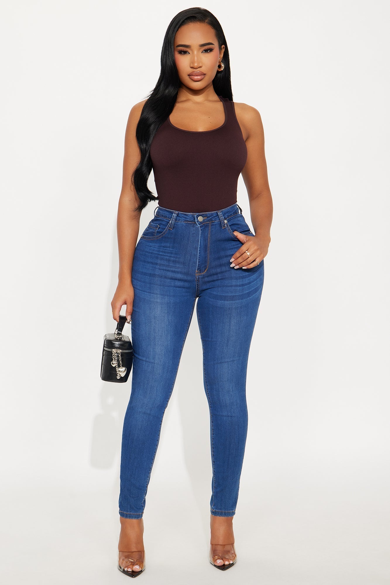 Cindy Seamless Bodysuit - Brown