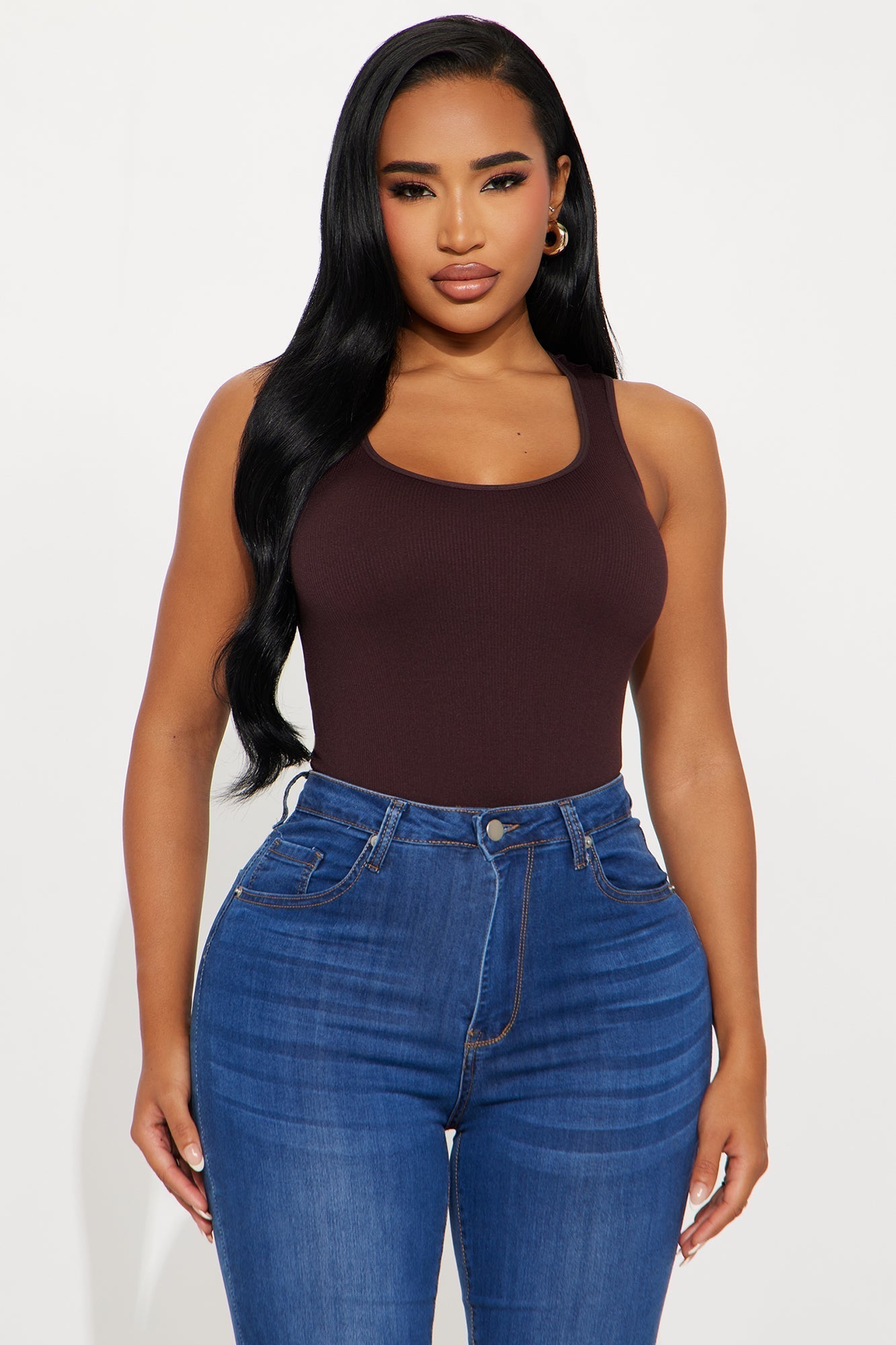 Cindy Seamless Bodysuit - Brown