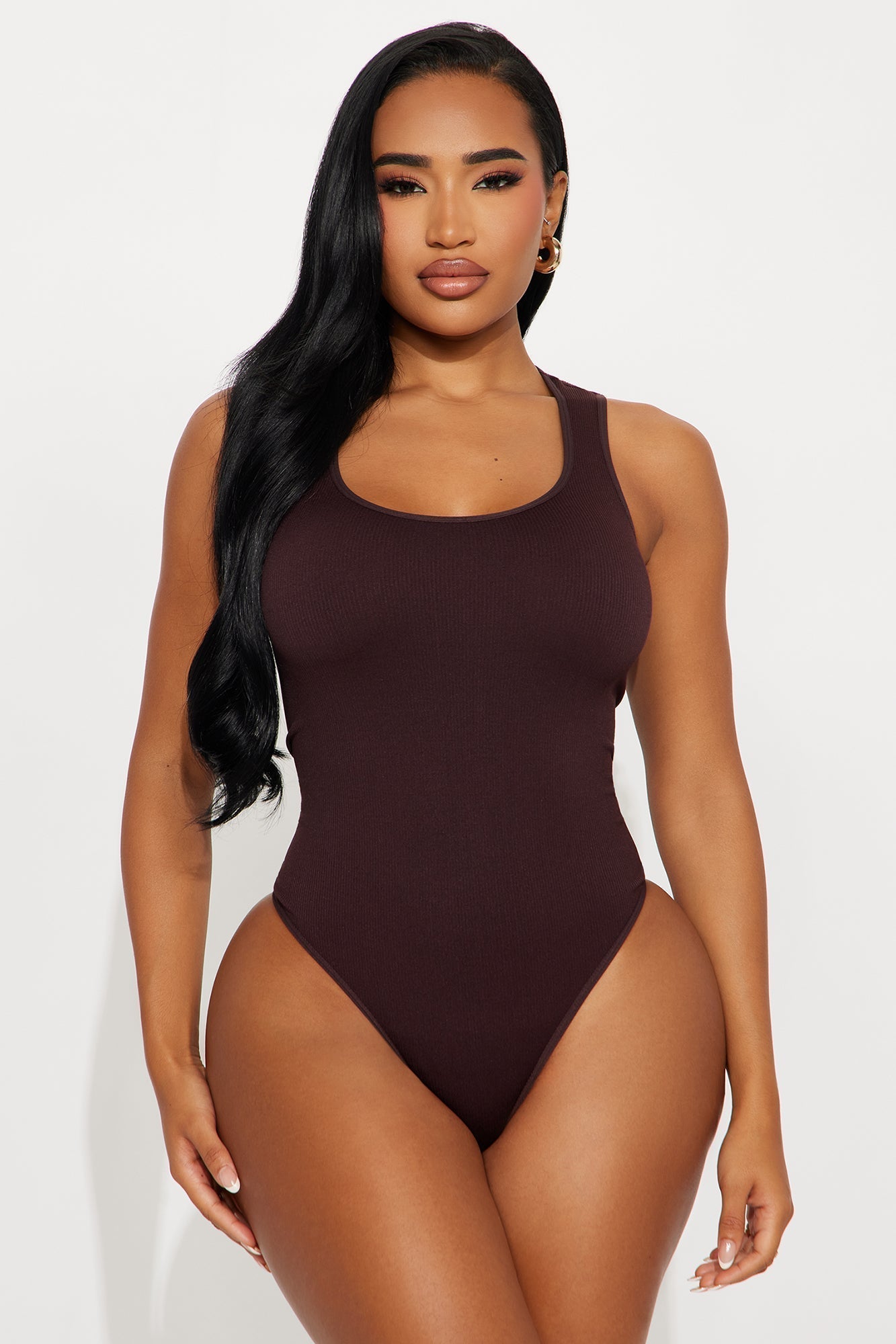 Cindy Seamless Bodysuit - Brown