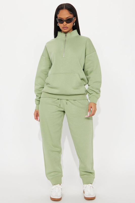 Stole My Ex Boyfriend's Oversized Jogger - Sage