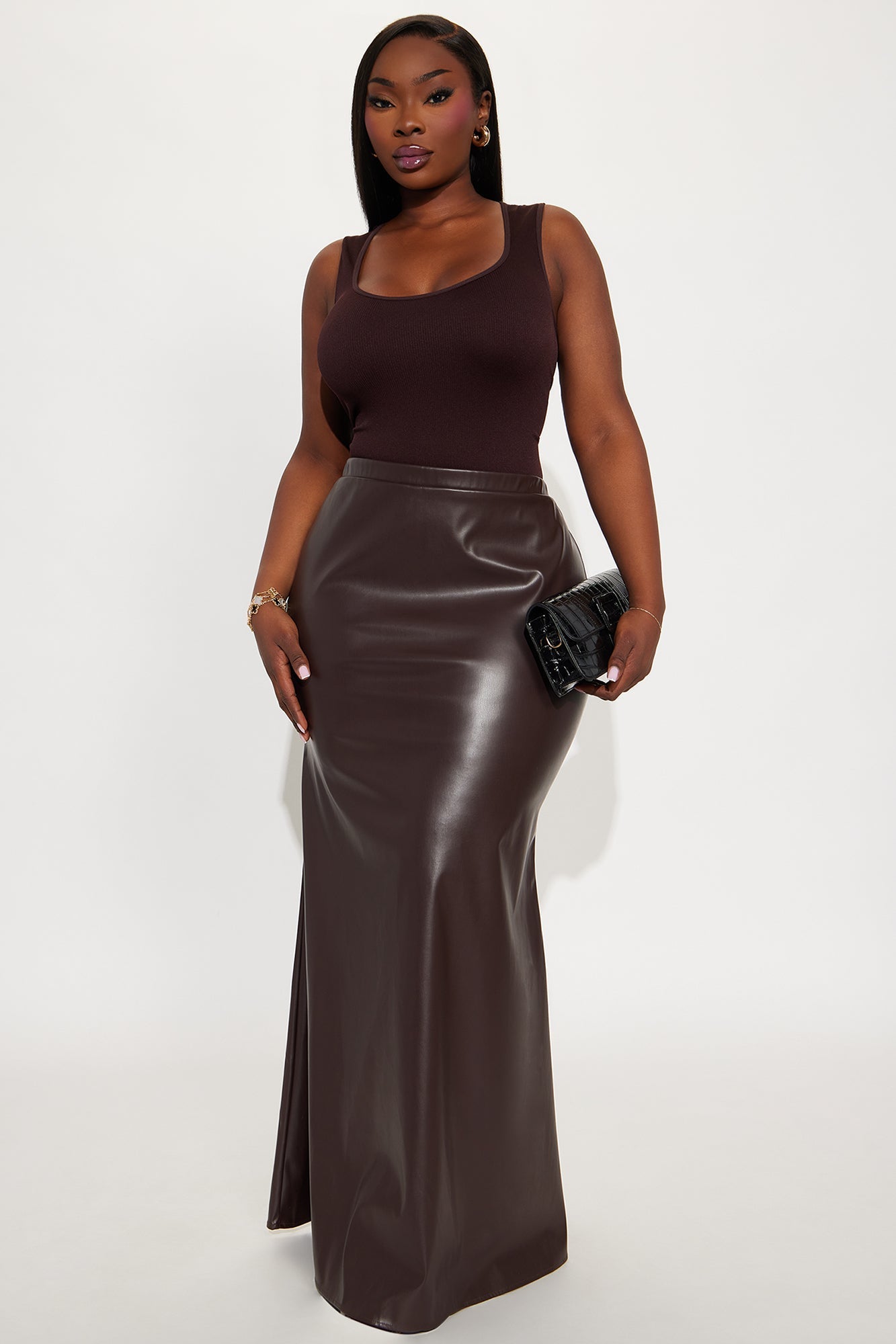 Cindy Seamless Bodysuit - Brown