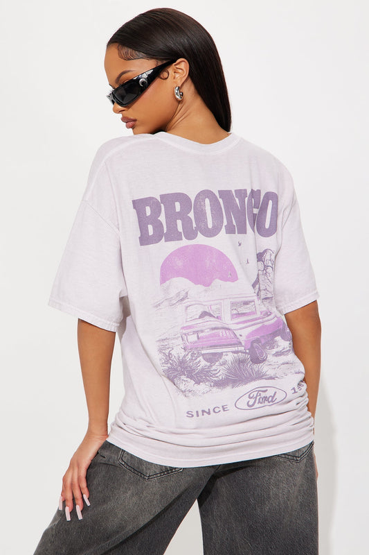Ford Logo Washed Bronco Tee - Sand