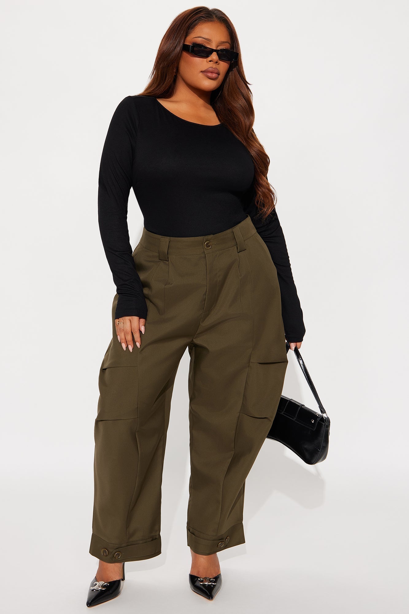 Linny Long Sleeve Top - Black