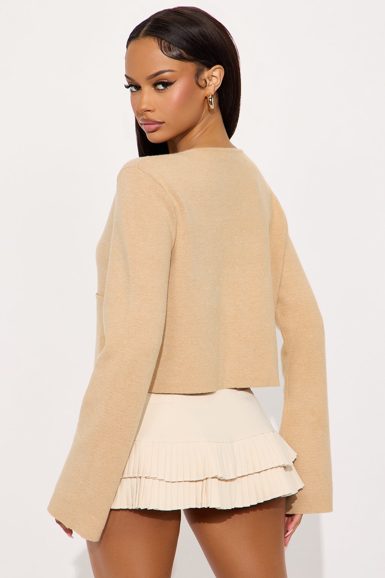 Sweet Talk Cardigan - Taupe