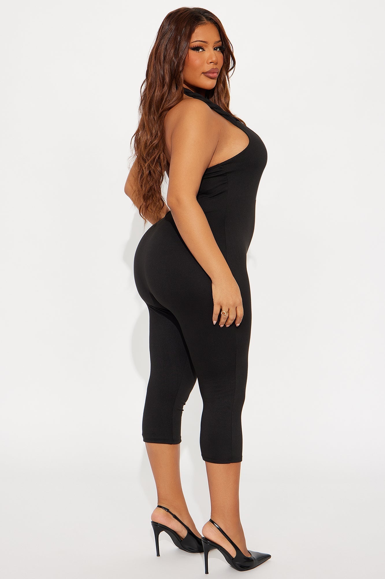 Endless Memories Capri Jumpsuit - Black