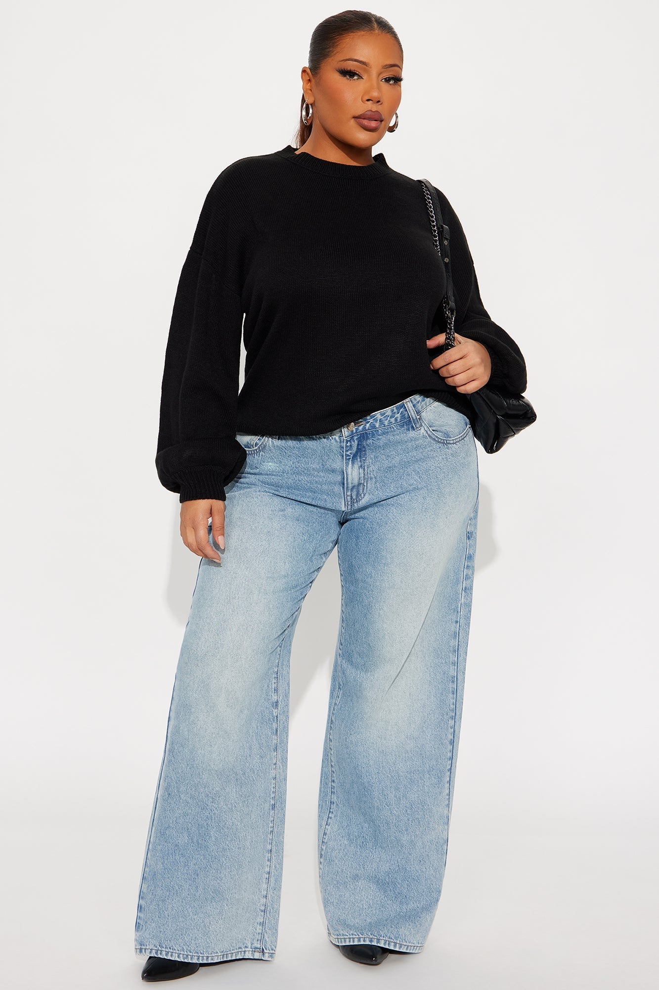 Autumn Feels Sweater - Black