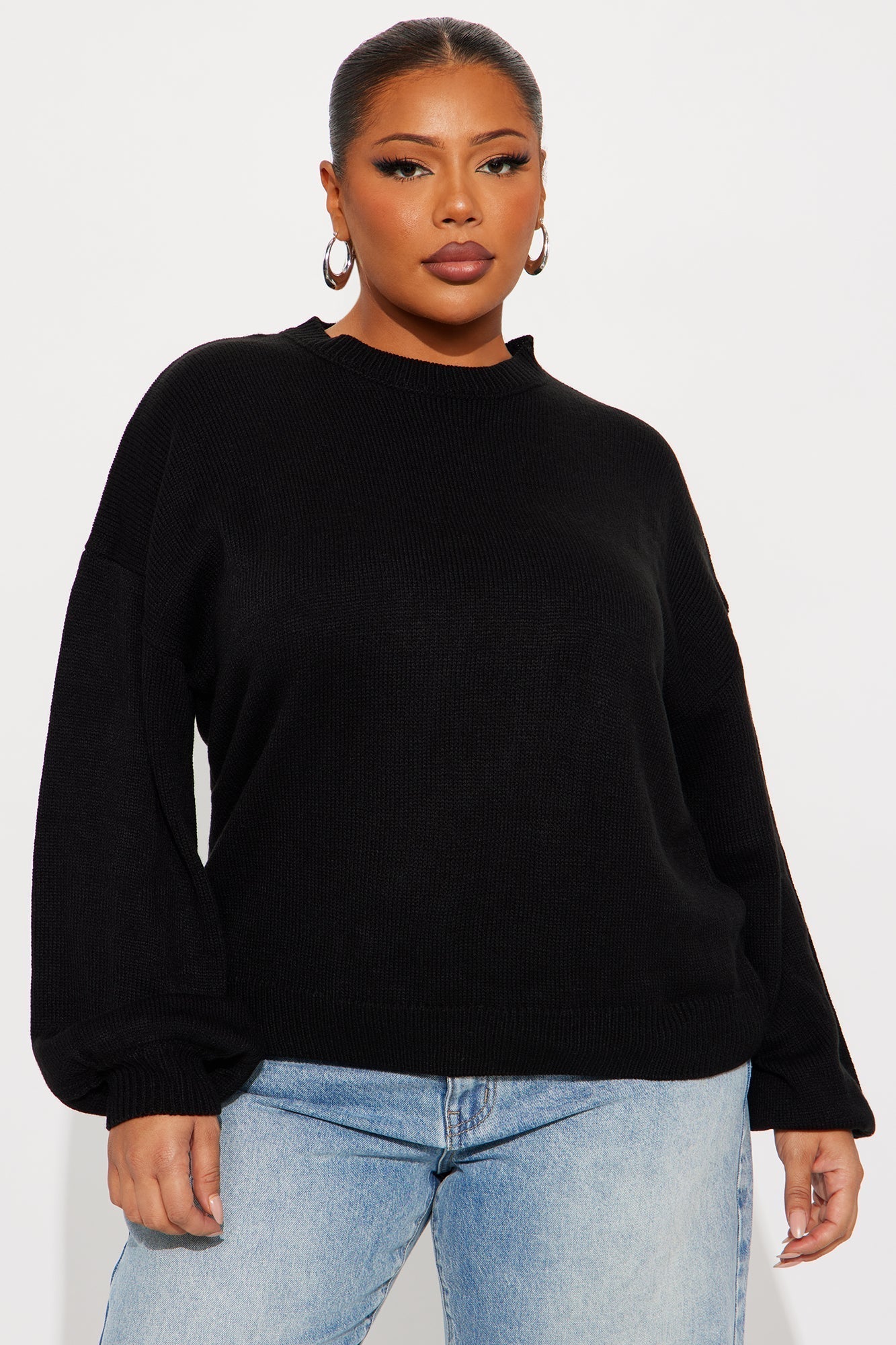 Autumn Feels Sweater - Black