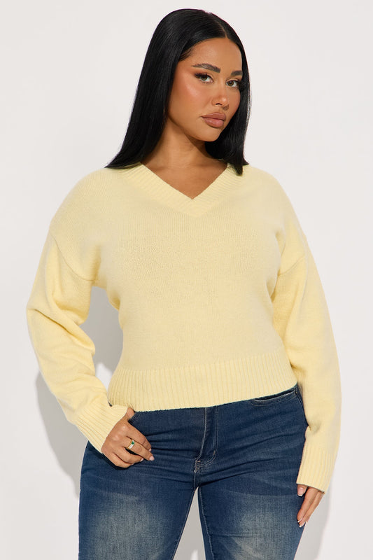 The Everyday Sweater - Yellow