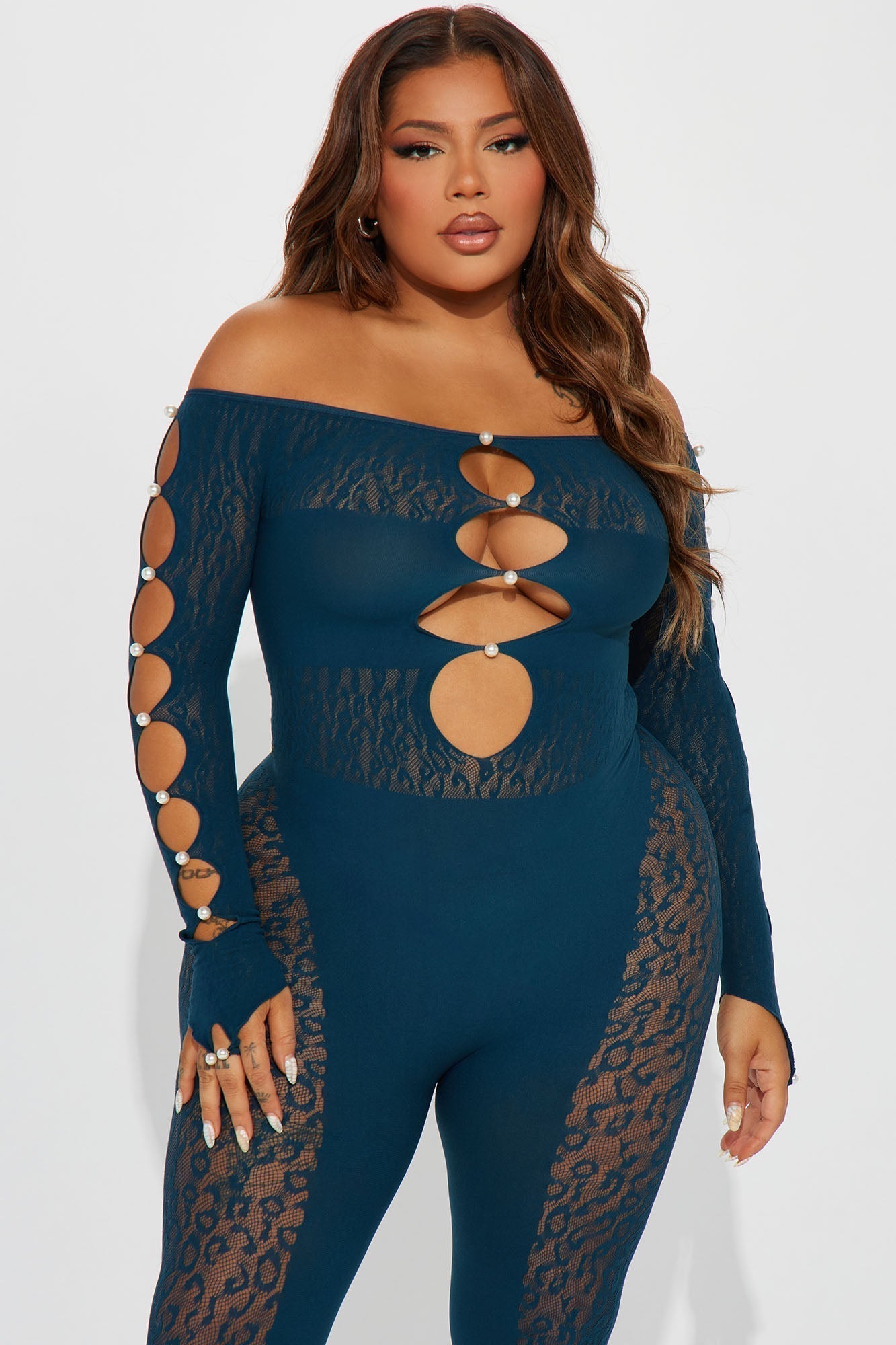 Sierra Seamless Jumpsuit - Teal
