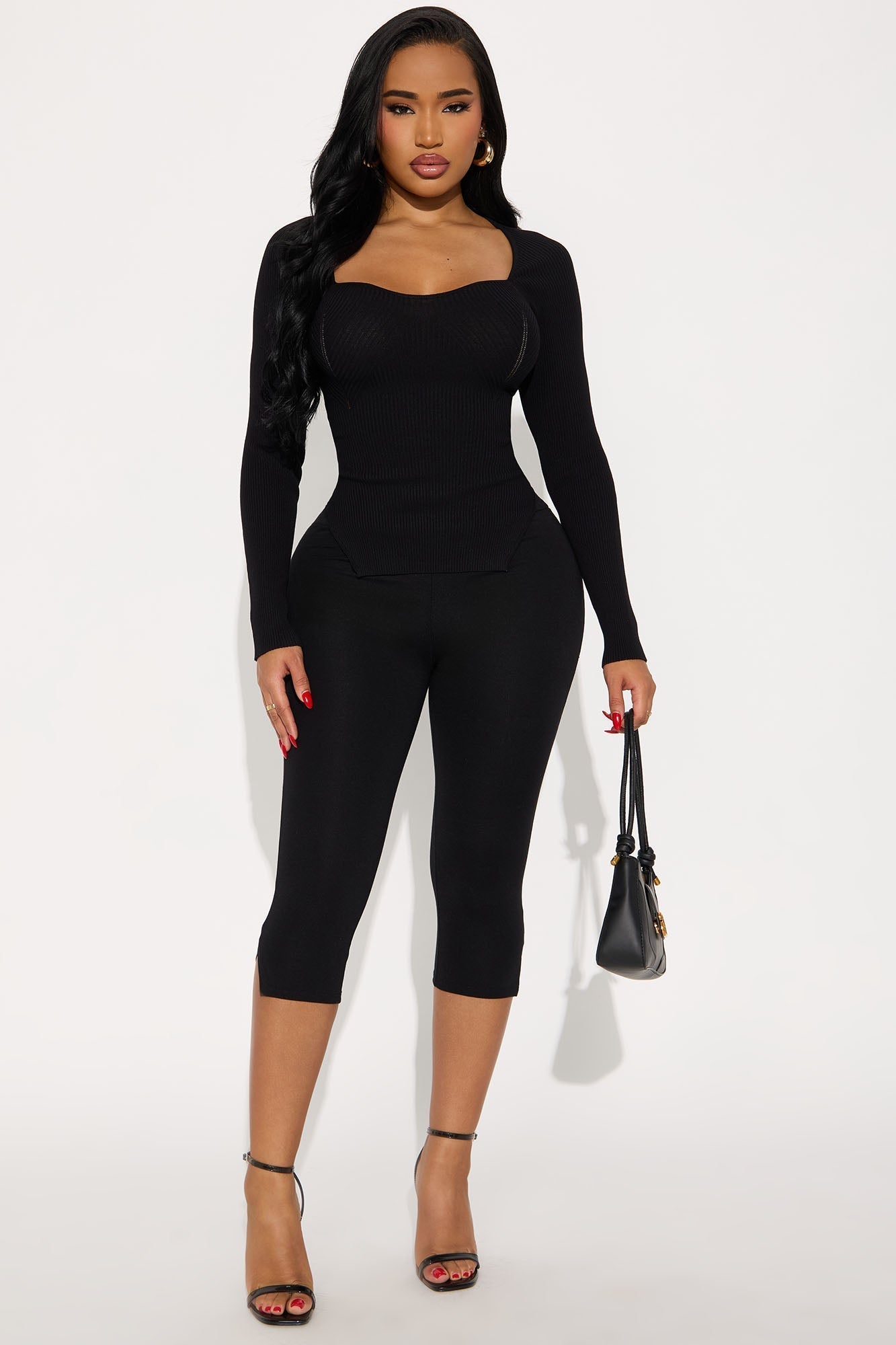 Eyes Around Sweater - Black