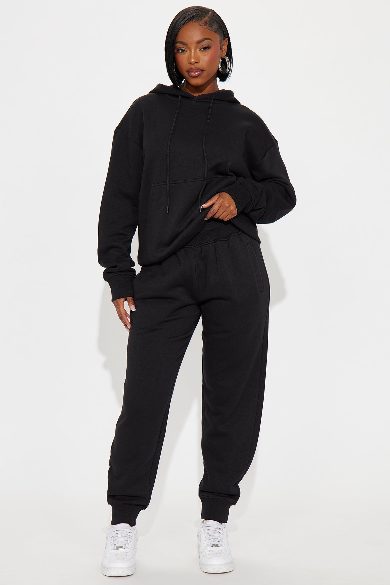 Stole My Ex Boyfriend's Oversized Jogger - Black