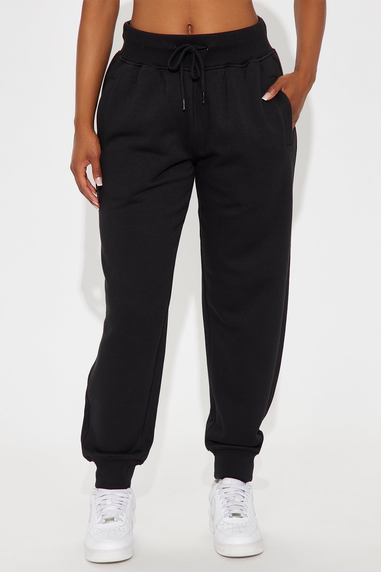 Stole My Ex Boyfriend's Oversized Jogger - Black