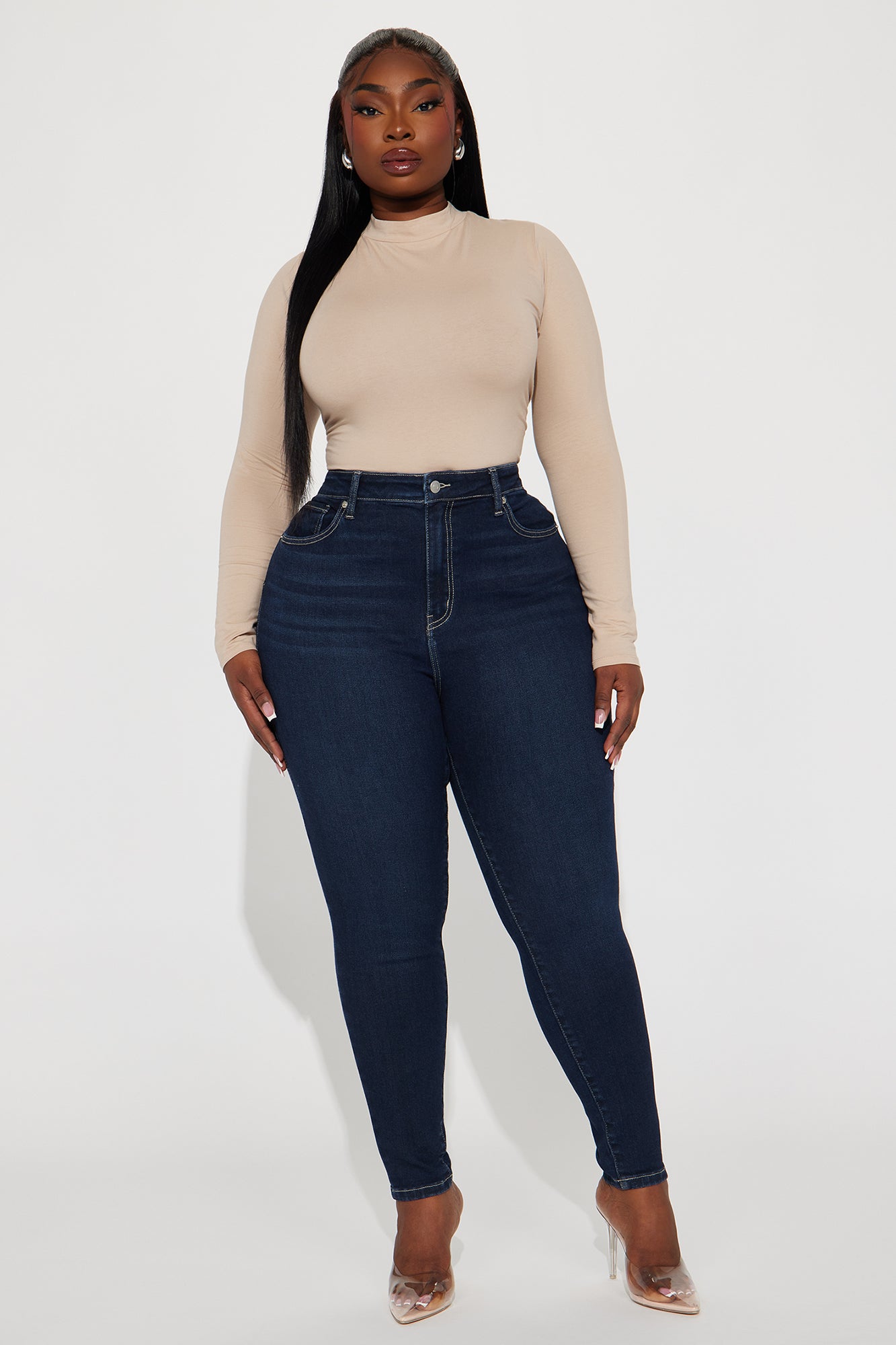 Just Right Sculpting Stretch Skinny Jeans - Dark Wash