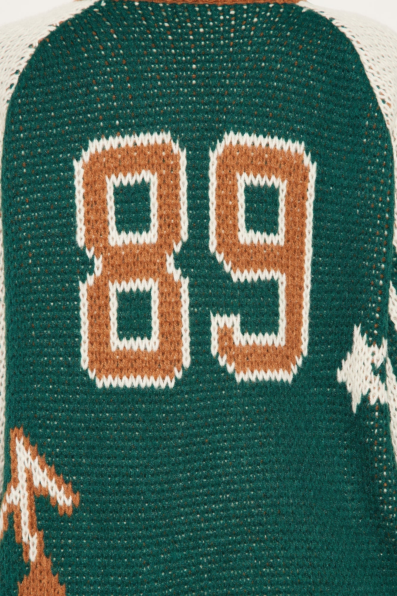 89 Forever Varsity Front Zip Sweater - Hunter