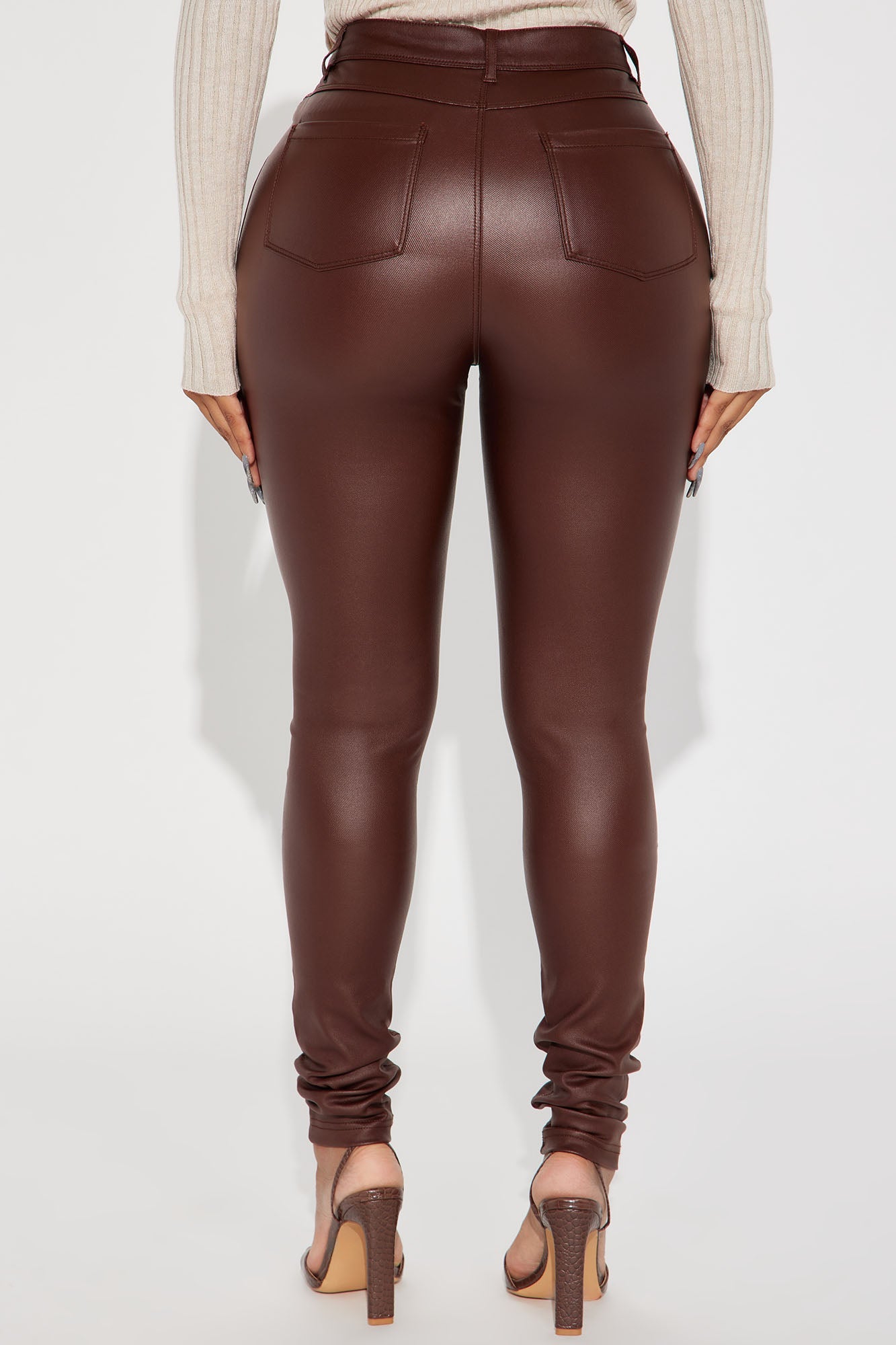 Sammie High Rise Pants - Cognac