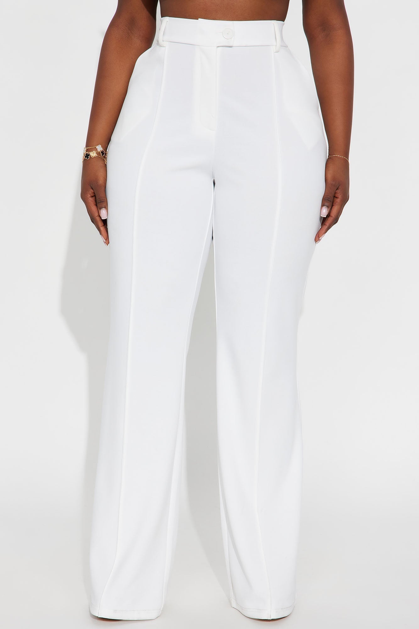 Tall Heidi Wide Leg Trouser Pant - Ivory