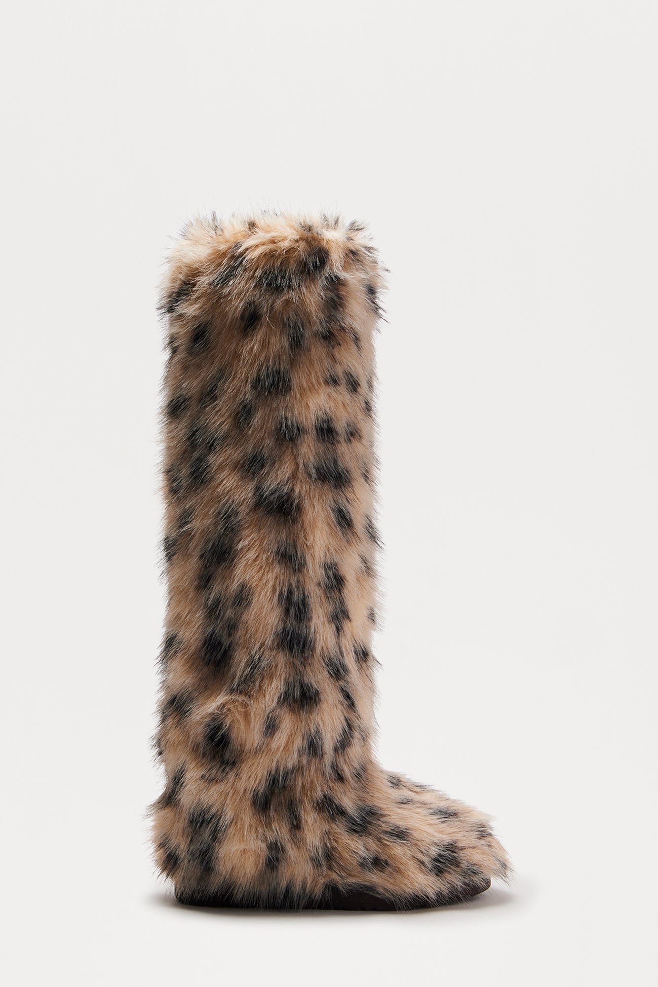 Arctic Faux Fur Boots - Leopard