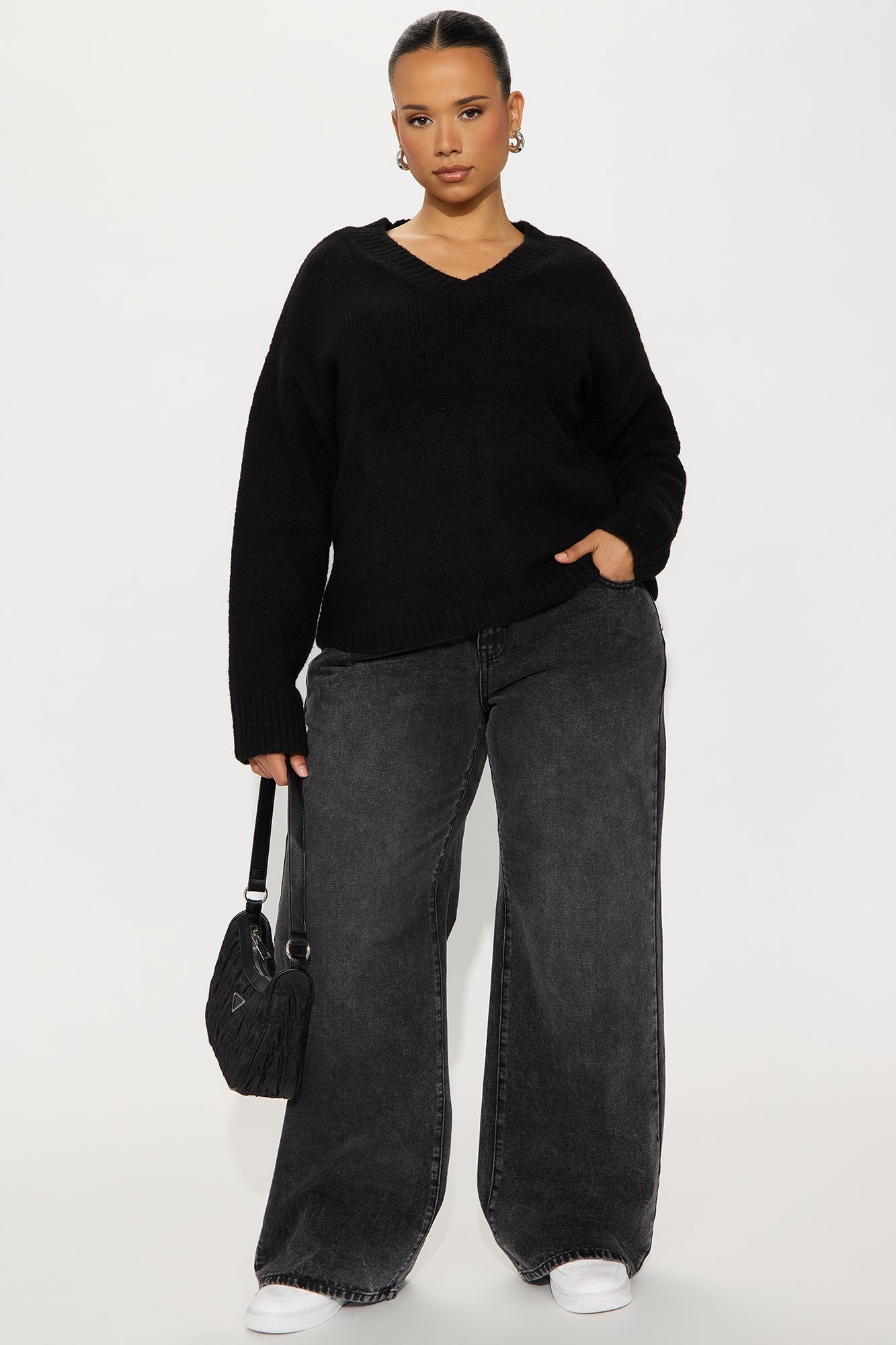 Ready For Fall Sweater - Black