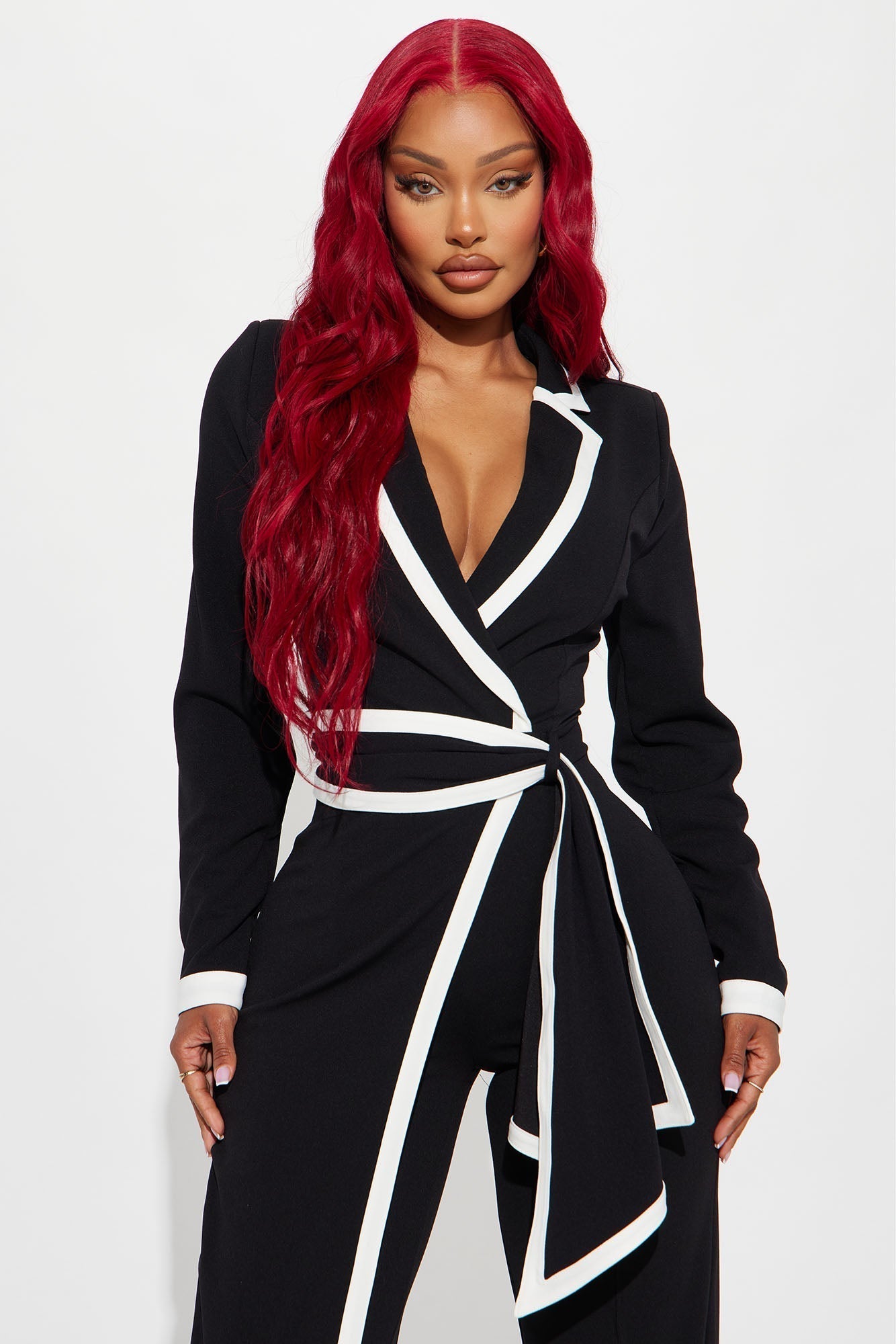 True Boss Long Sleeve Jumpsuit - Black