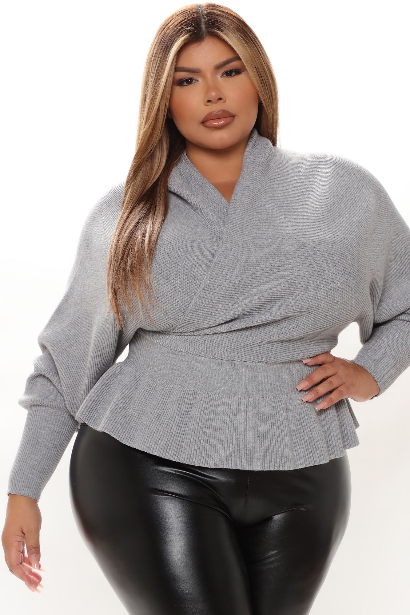 Can't Get Enough Of You Sweater - Grey