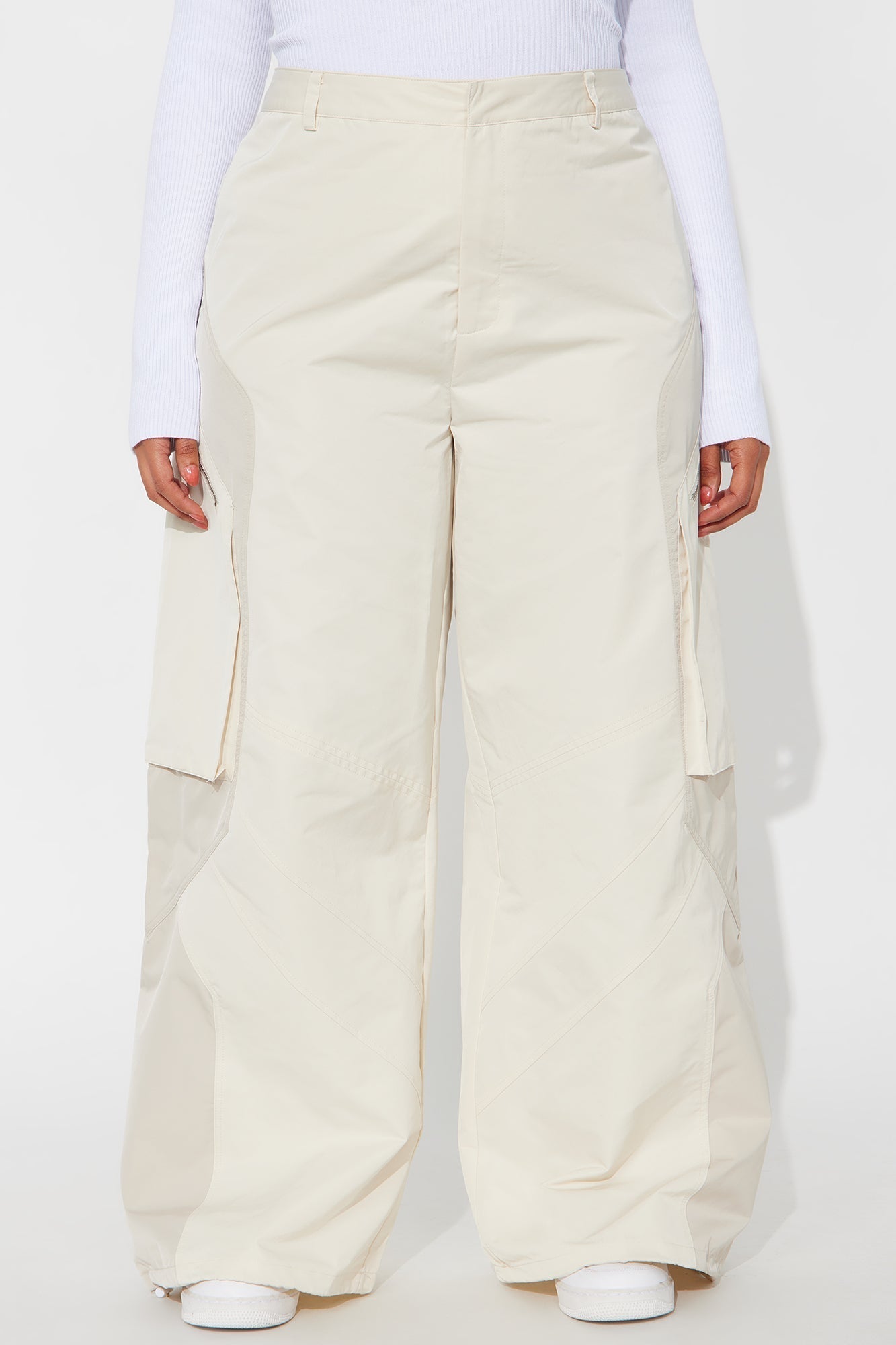 Comfort First Ribbed Sweater - White