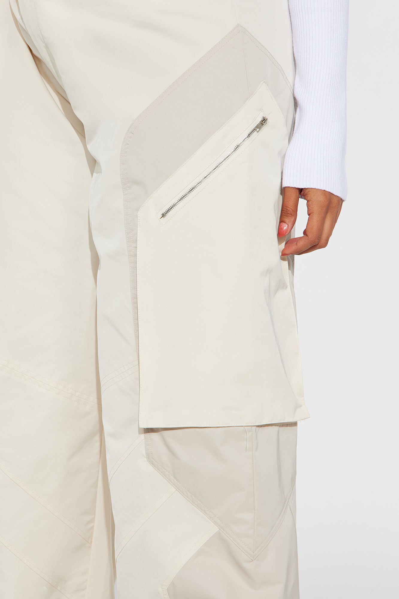 Comfort First Ribbed Sweater - White