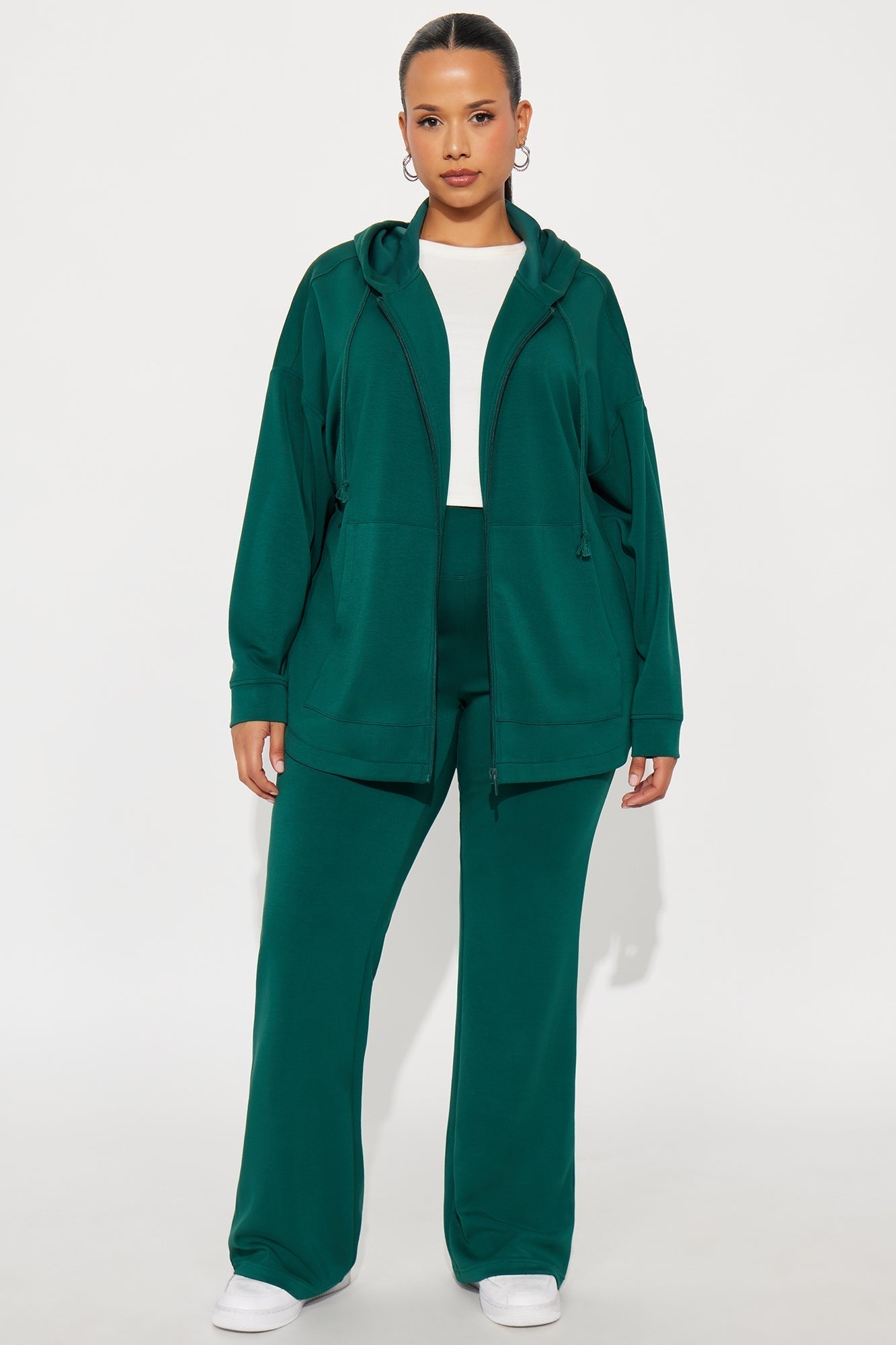 Sarah Ultra Soft Flare Pant - Hunter