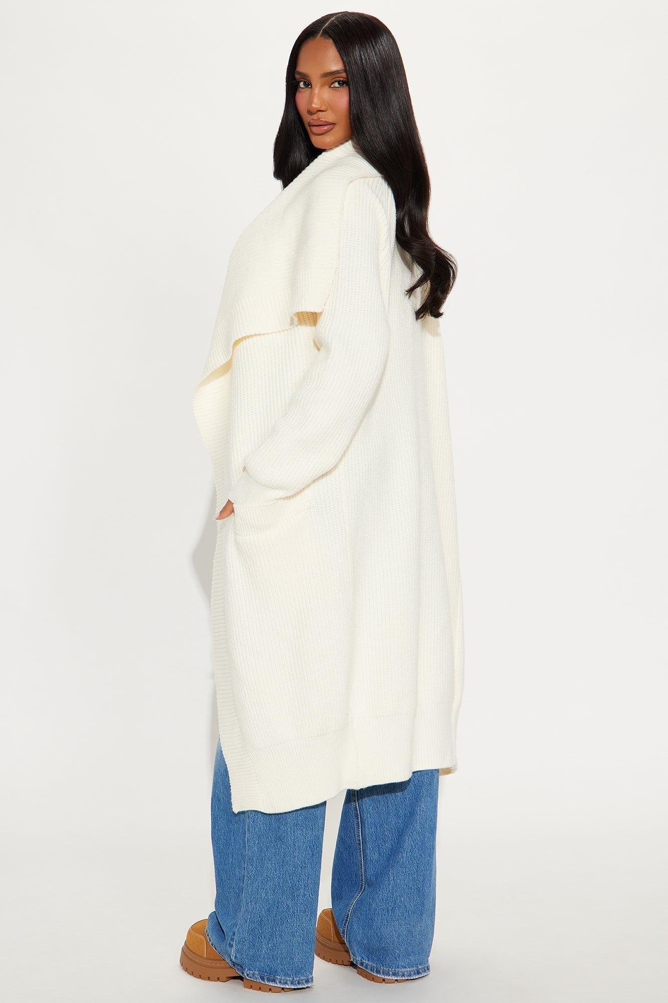 Aspen Sweater Coat - Cream