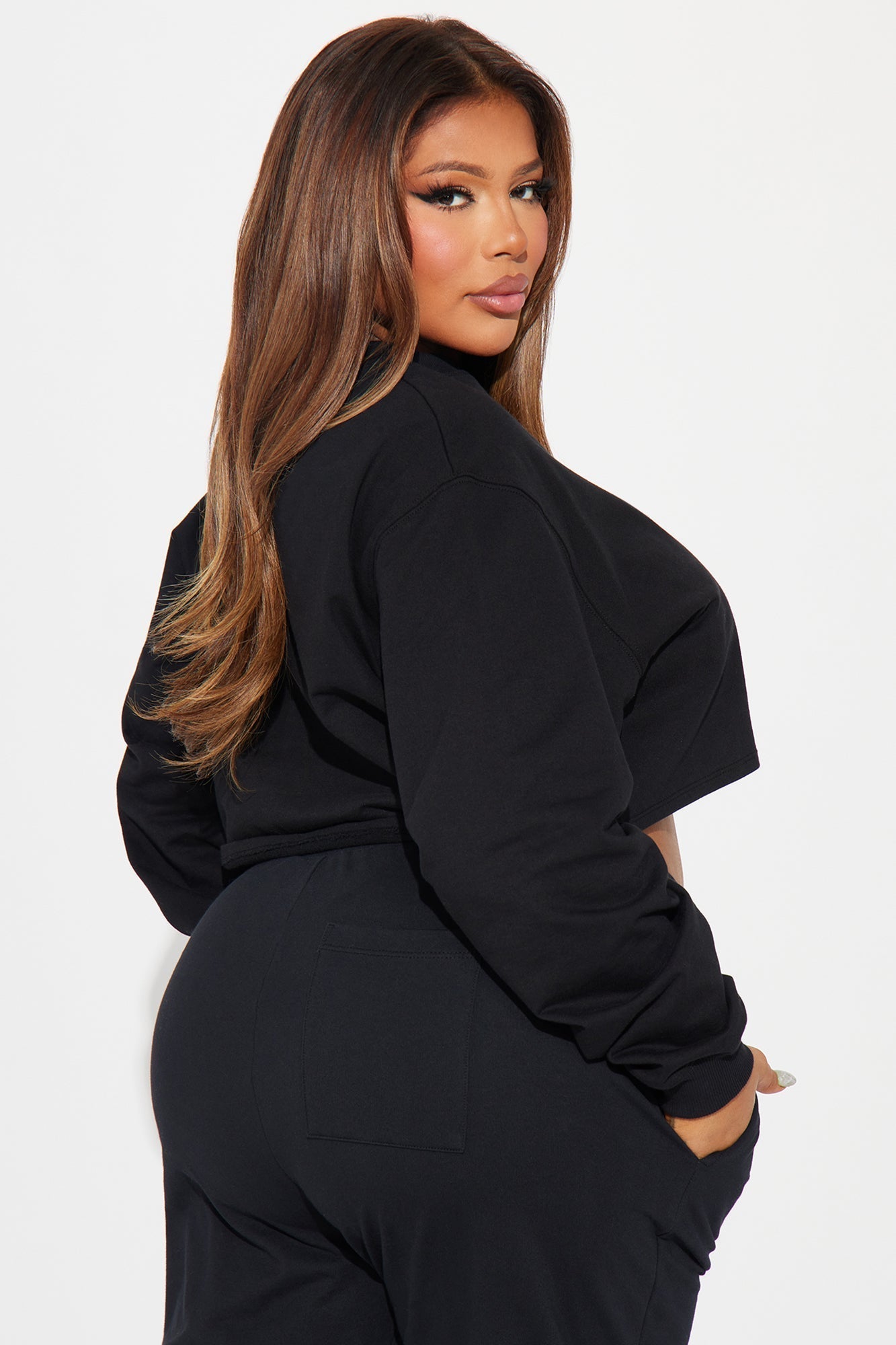 Flight Time Lounge Sweatshirt Crewneck - Black