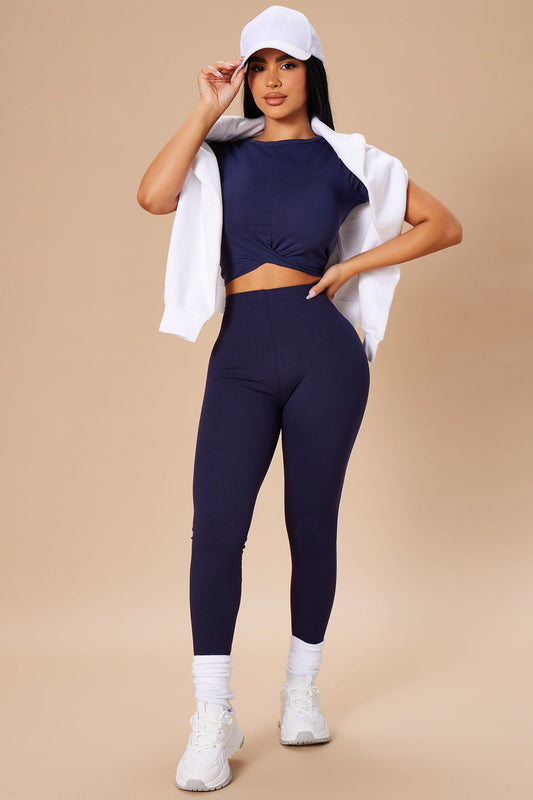 Almost Every Day Leggings - Navy