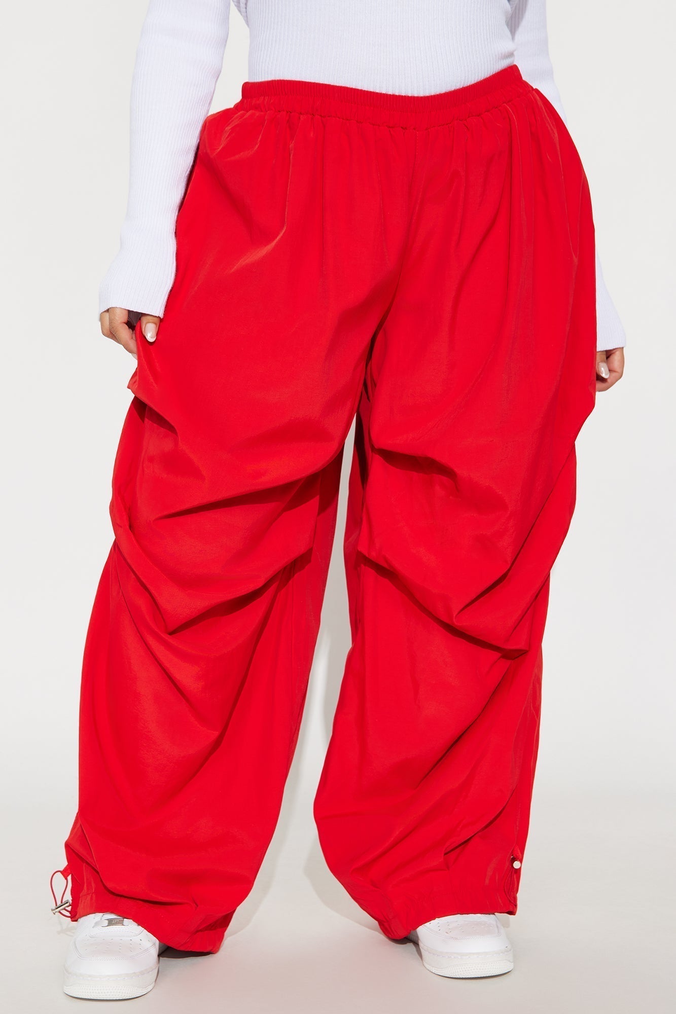 Keep Up Windbreaker Joggers 30″ - Red