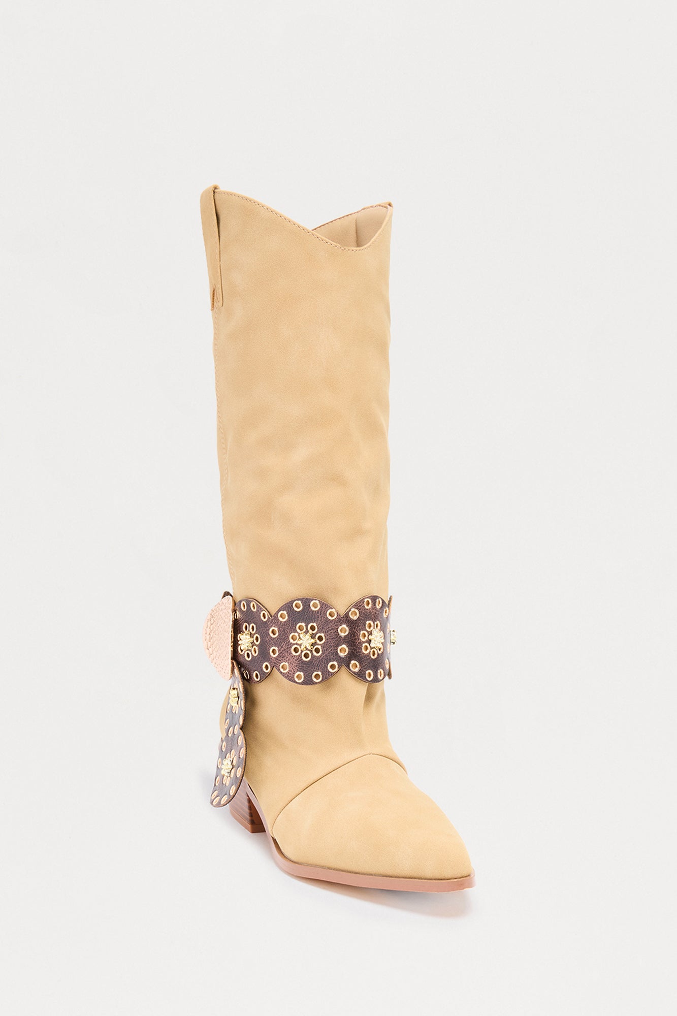 Arches Hardware Boots - Taupe