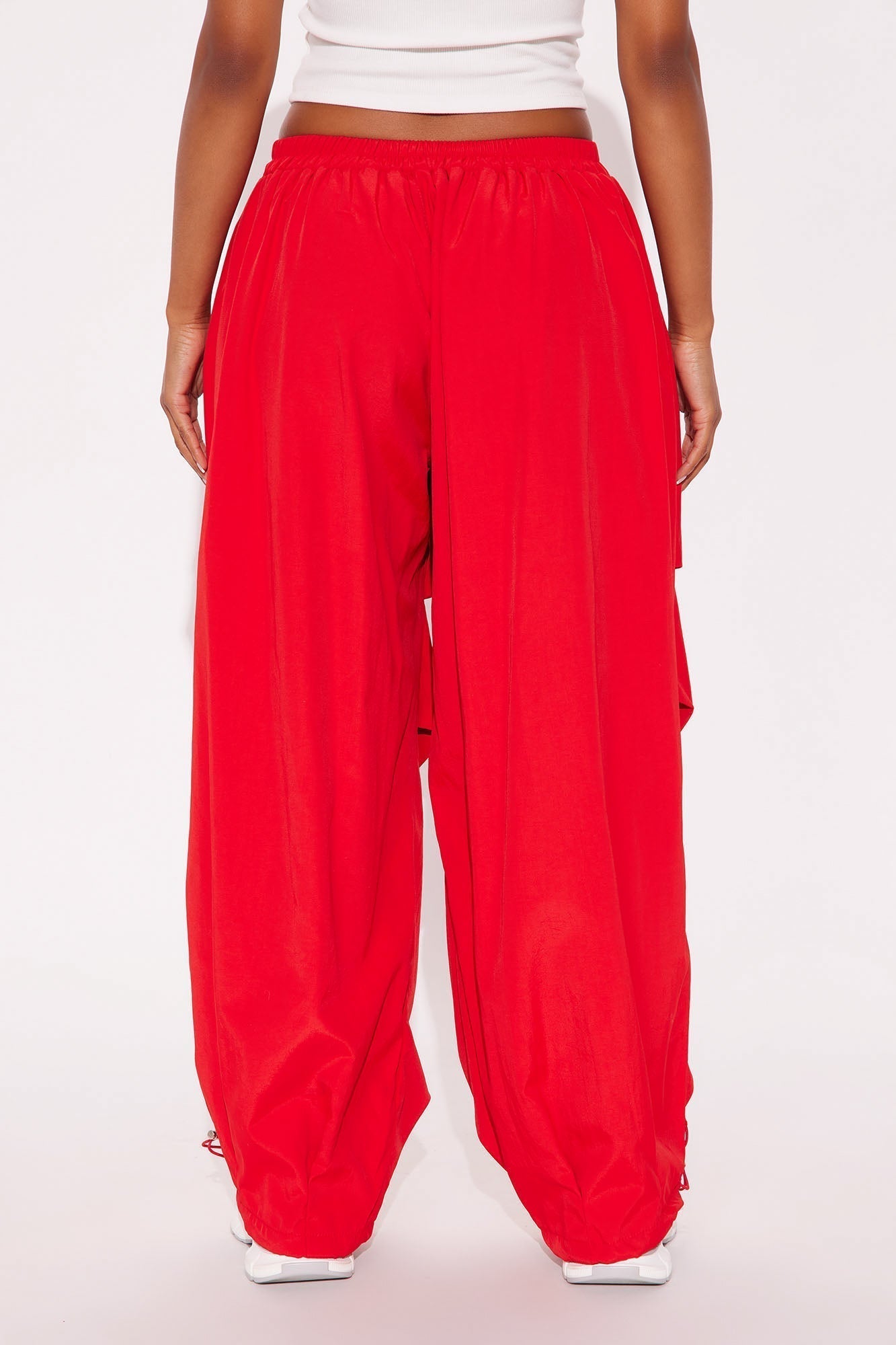 Keep Up Windbreaker Joggers 30″ - Red