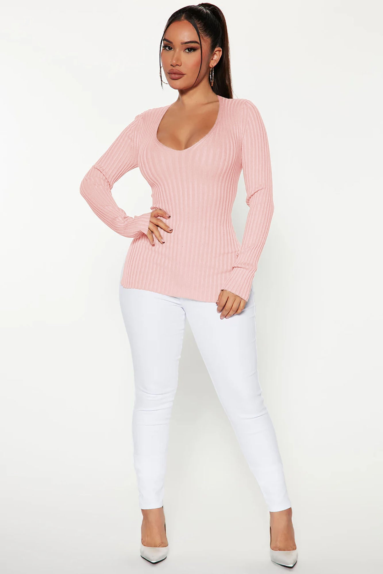 Giving Me The Feels Sweater - Pink