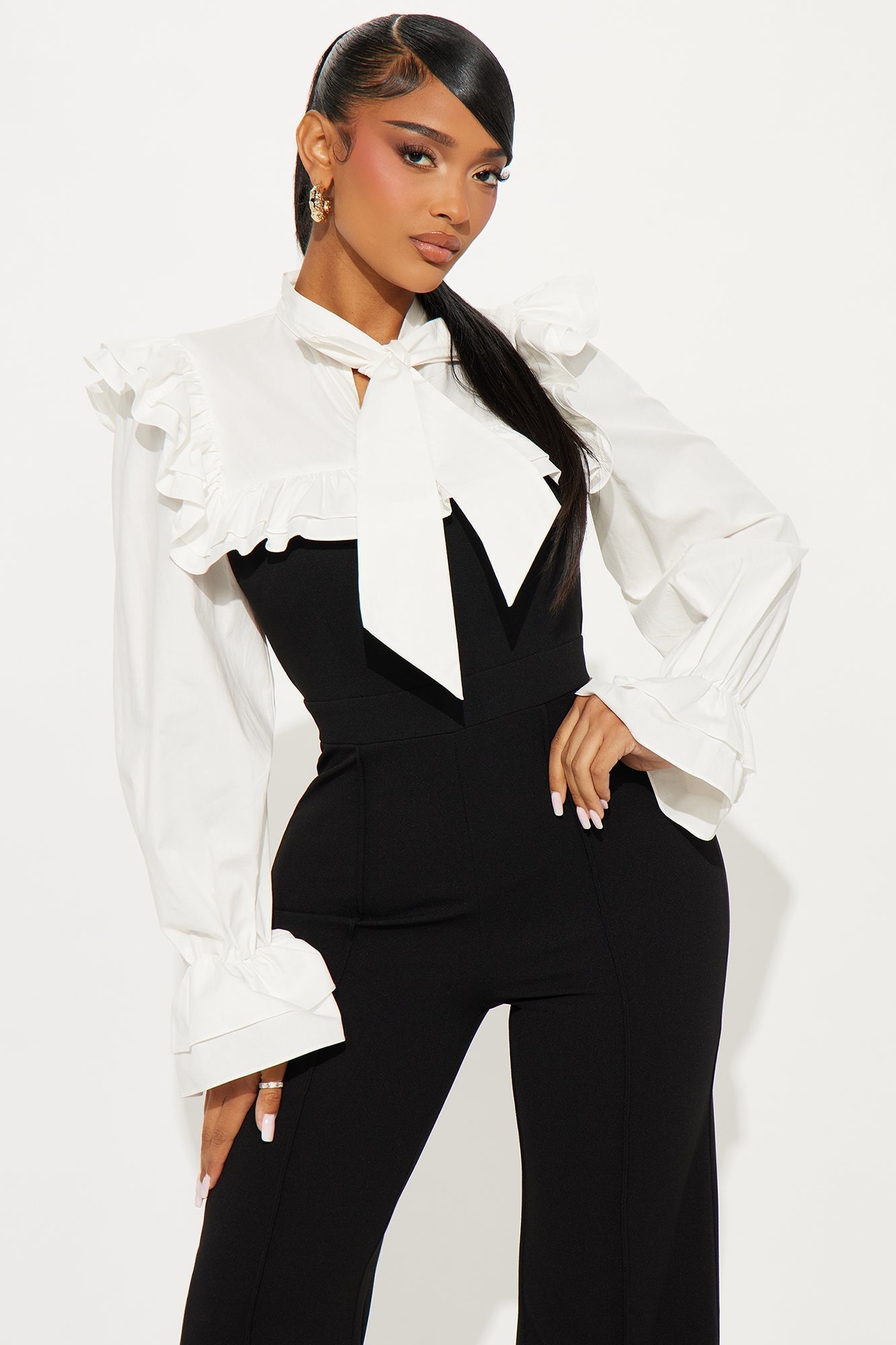 Setting Goals Jumpsuit - Black