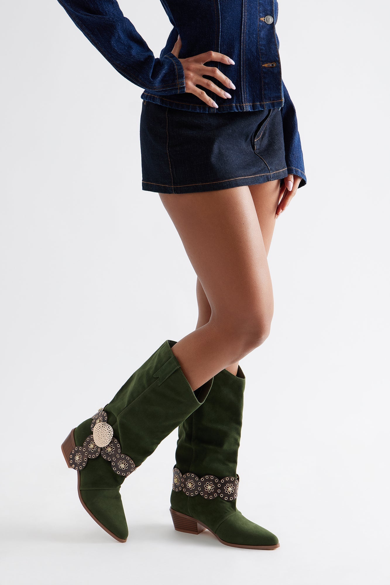 Arches Hardware Boots - Olive