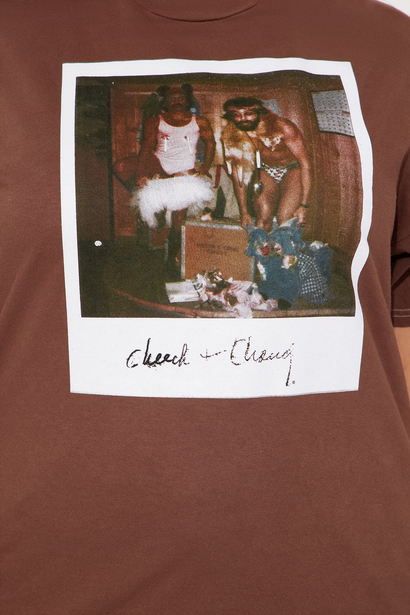 Cheech & Chong Washed T-Shirt - Brown