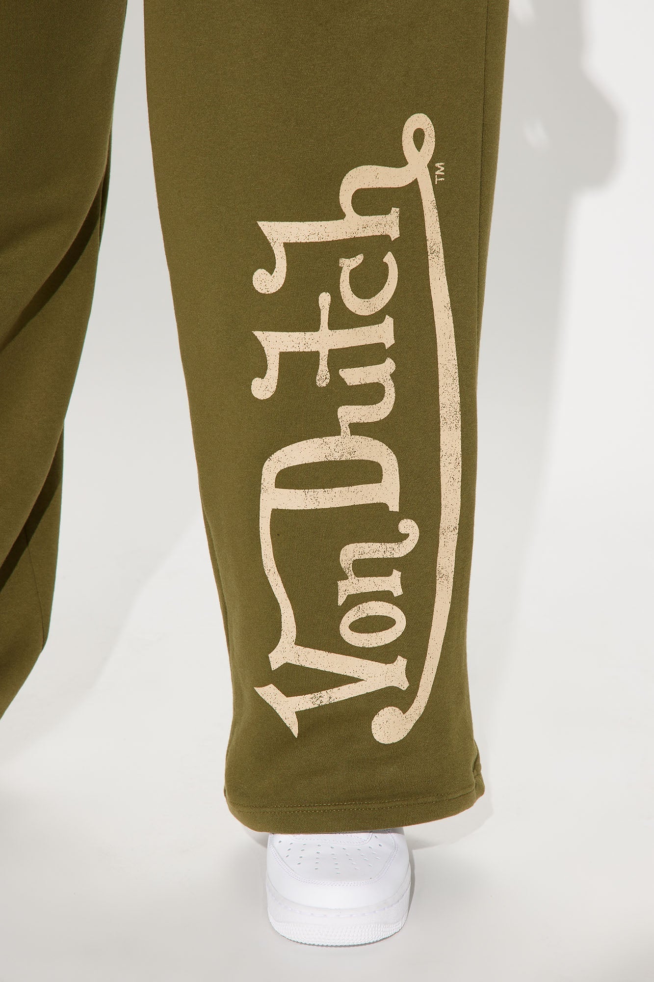 Von Dutch Vintage Wide Leg Pant - Olive