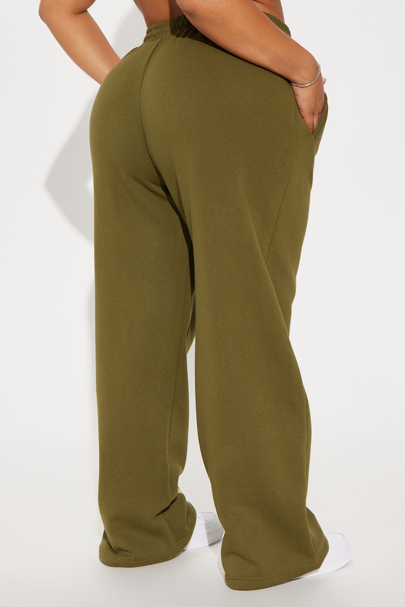 Von Dutch Vintage Wide Leg Pant - Olive