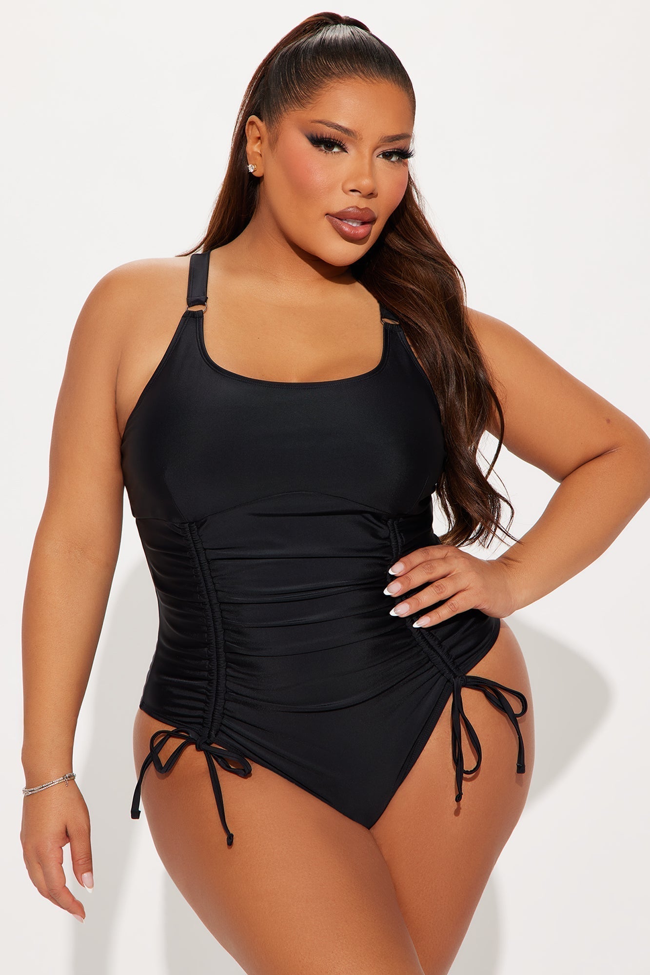 Haute In The Heat One Piece Swimsuit - Black
