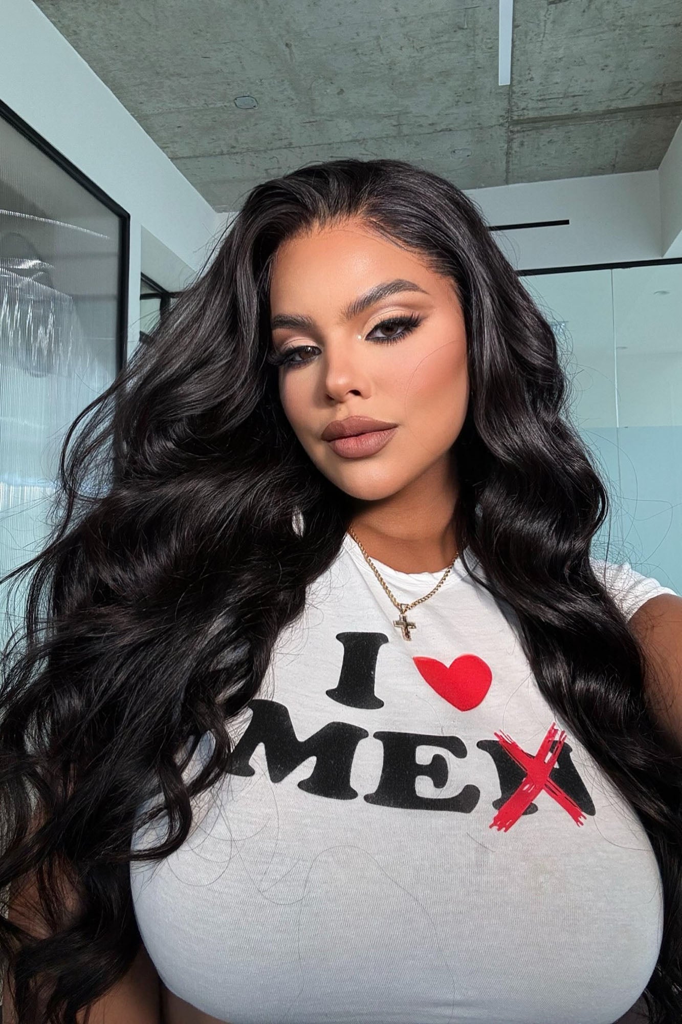 I Love Me Graphic Tee - White