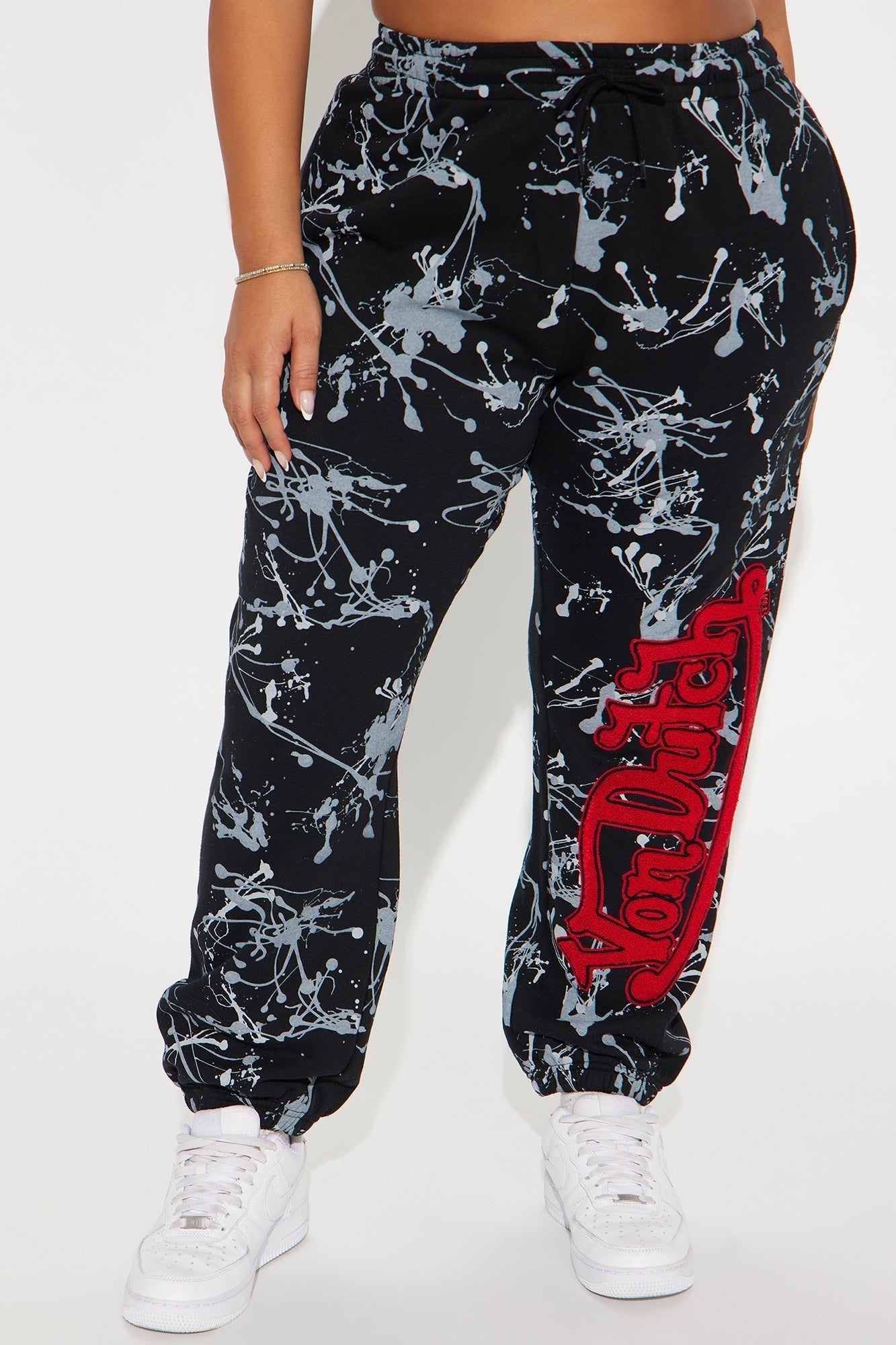Von Dutch Abstract Jogger - Charcoal/combo