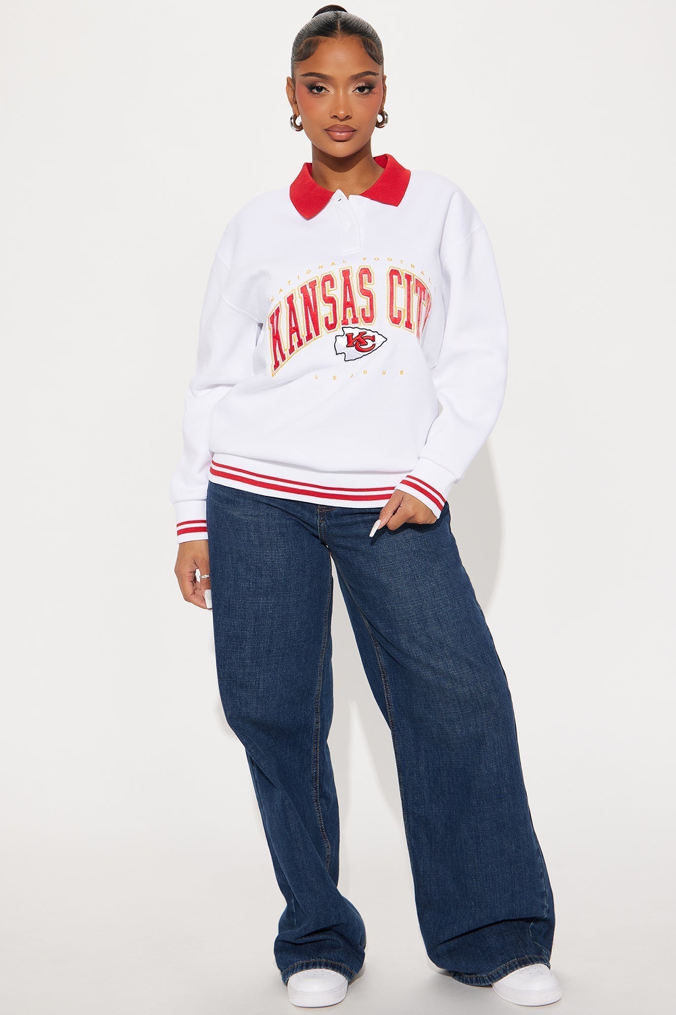 Run it Back Chiefs Sweatshirt - White